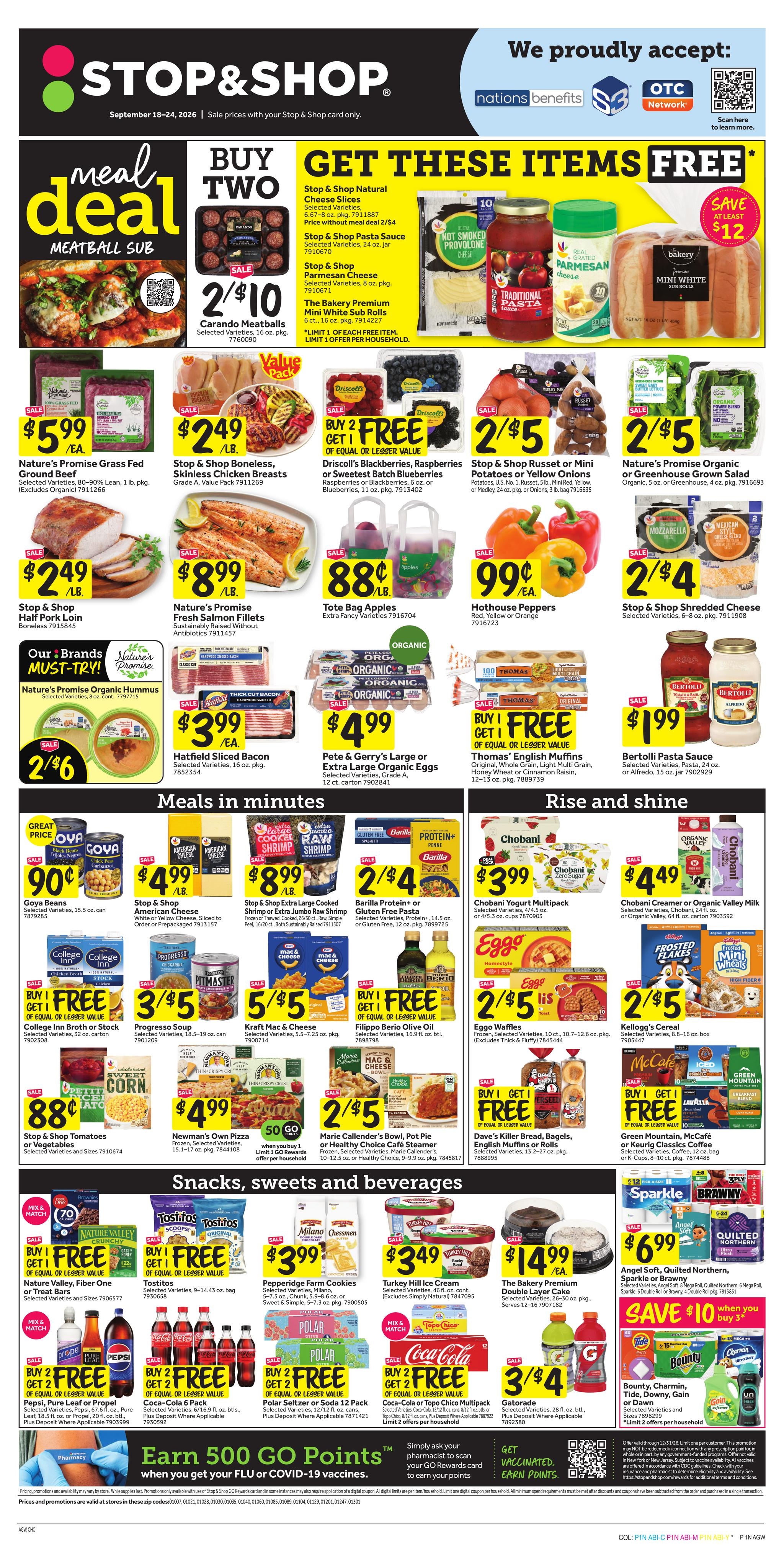 Stop & Shop weekly ad page 1