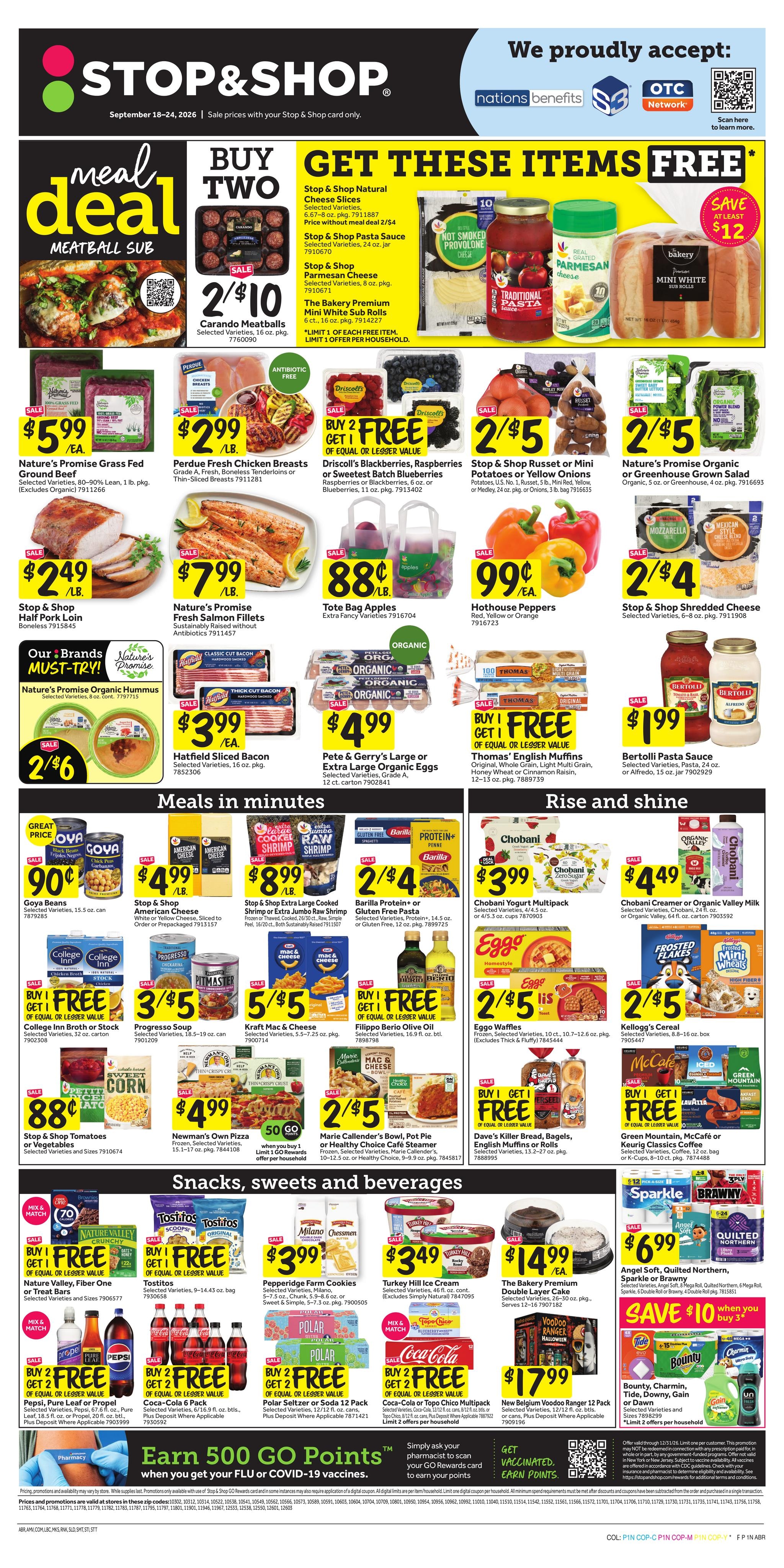 Stop & Shop weekly ad page 1