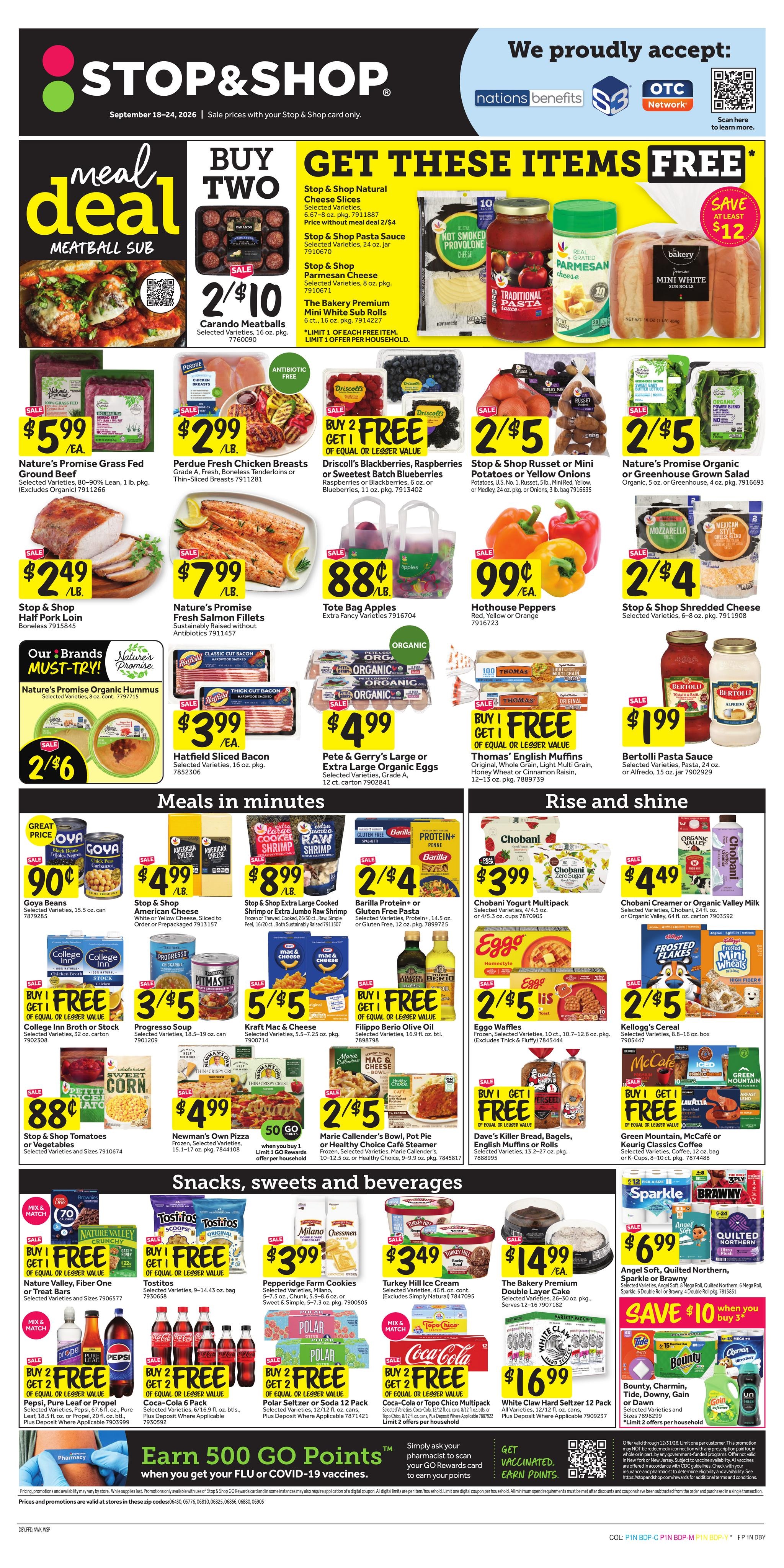 Stop & Shop weekly ad page 1