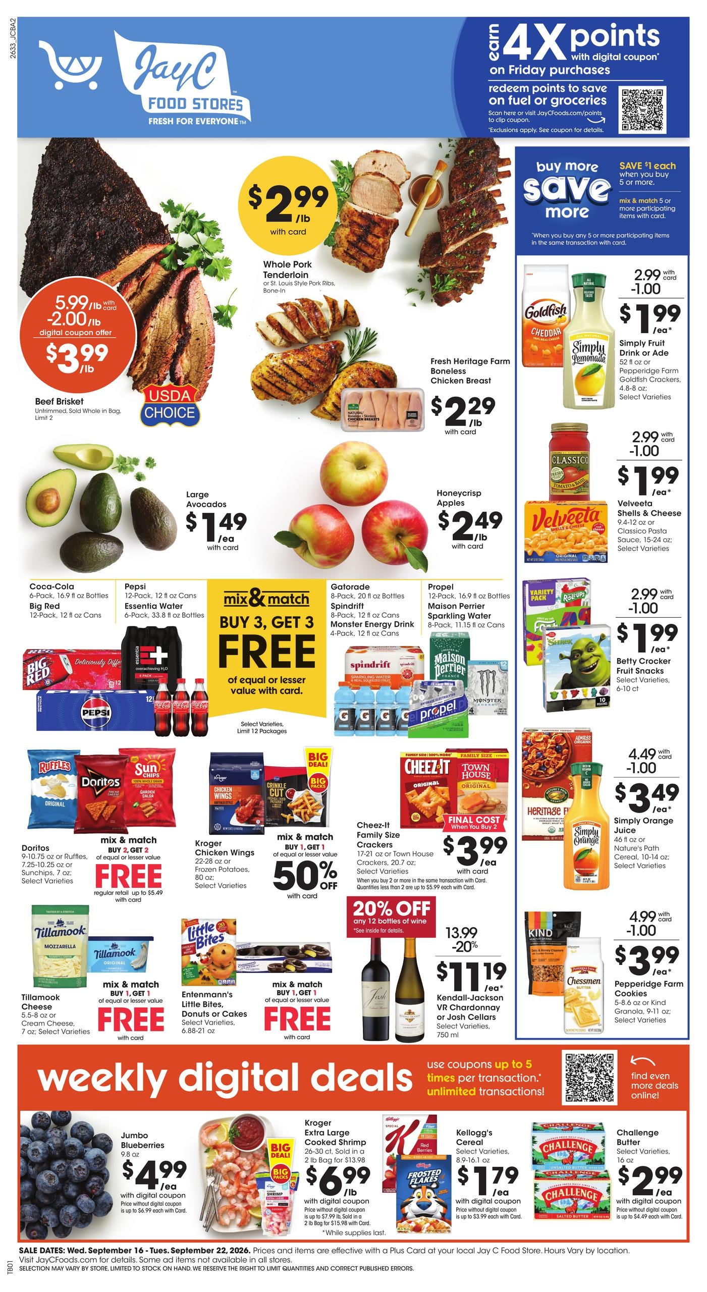 JayC Food Stores weekly ad page 1