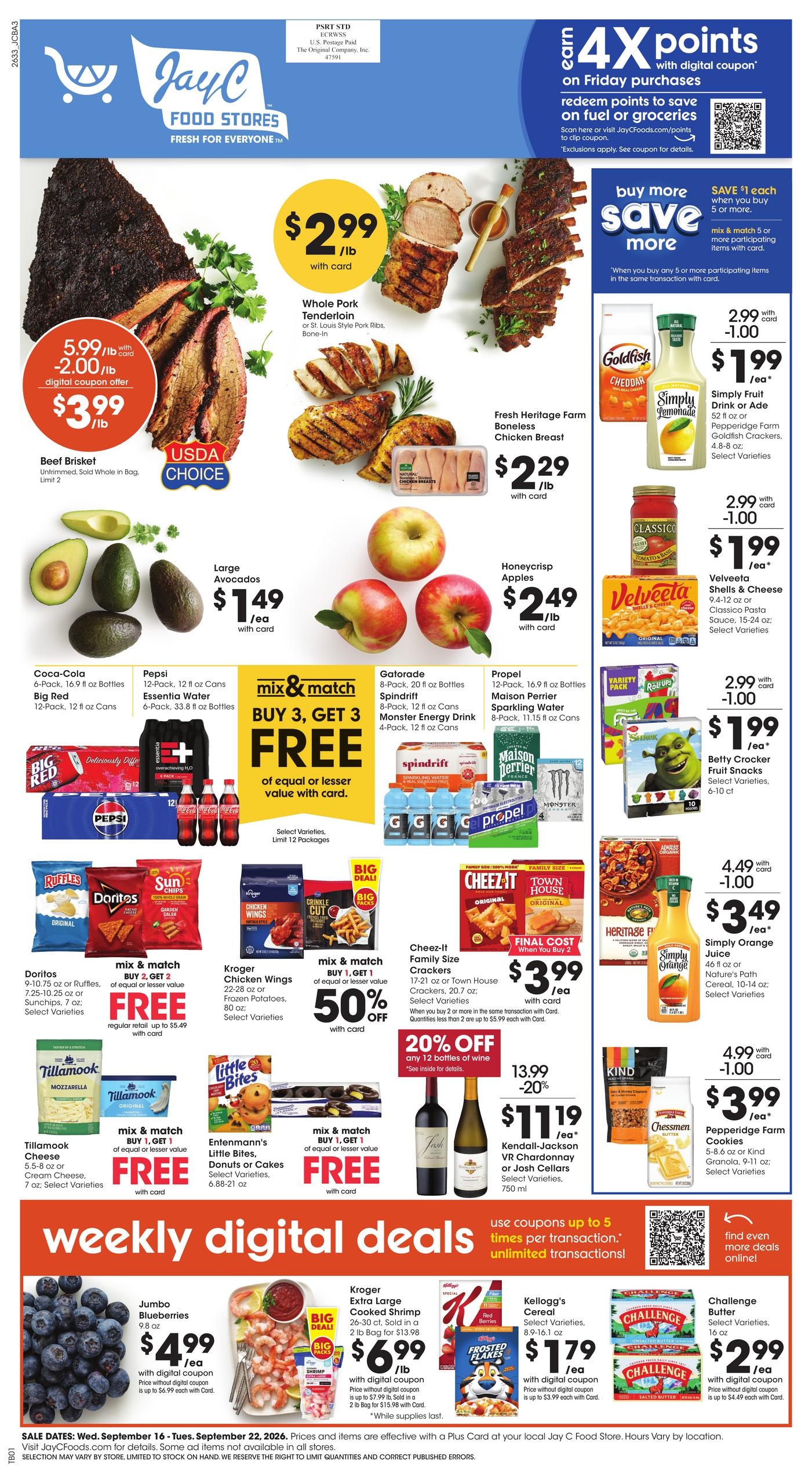 JayC Food Stores weekly ad page 1