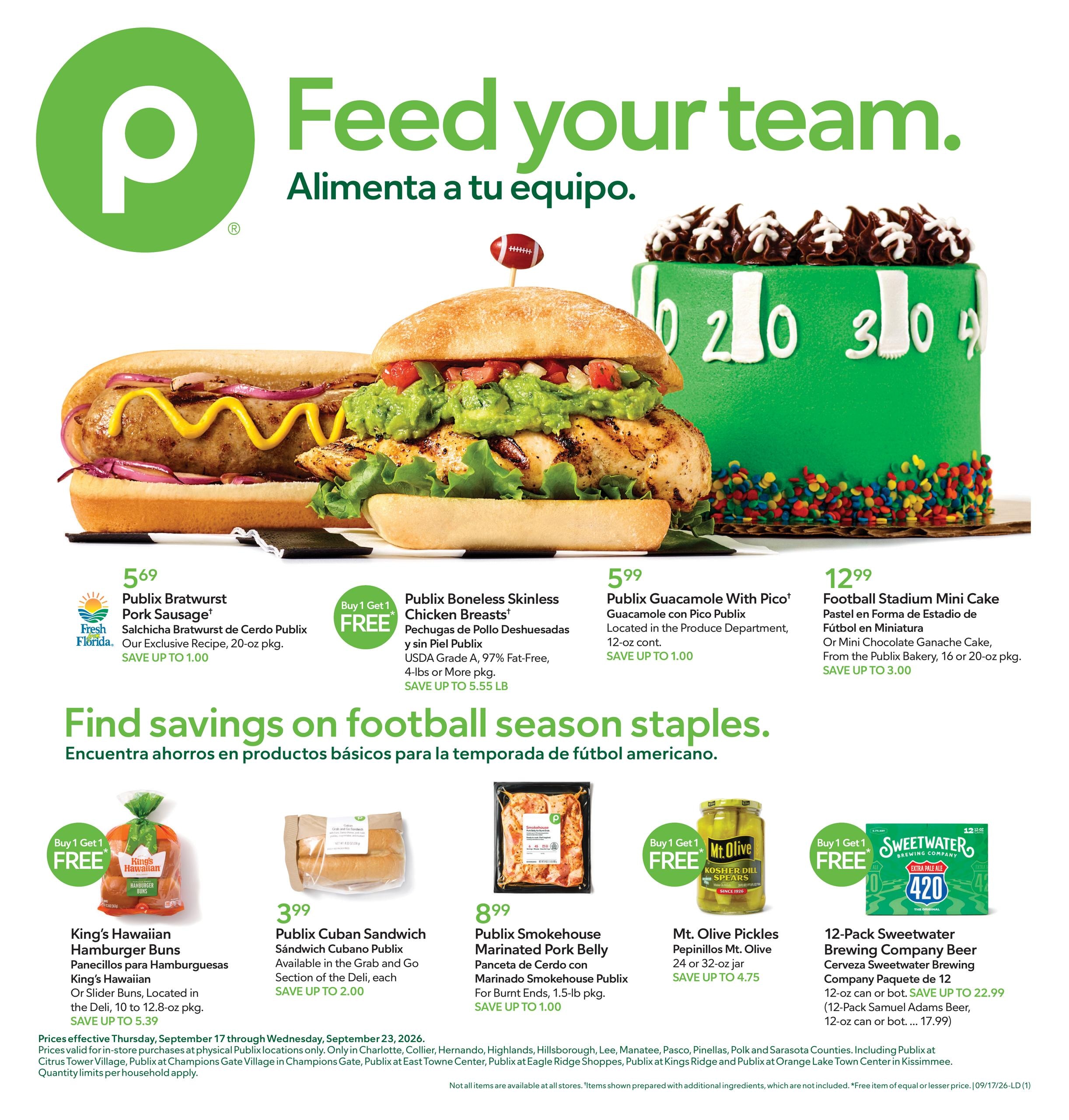Publix weekly ad page 1