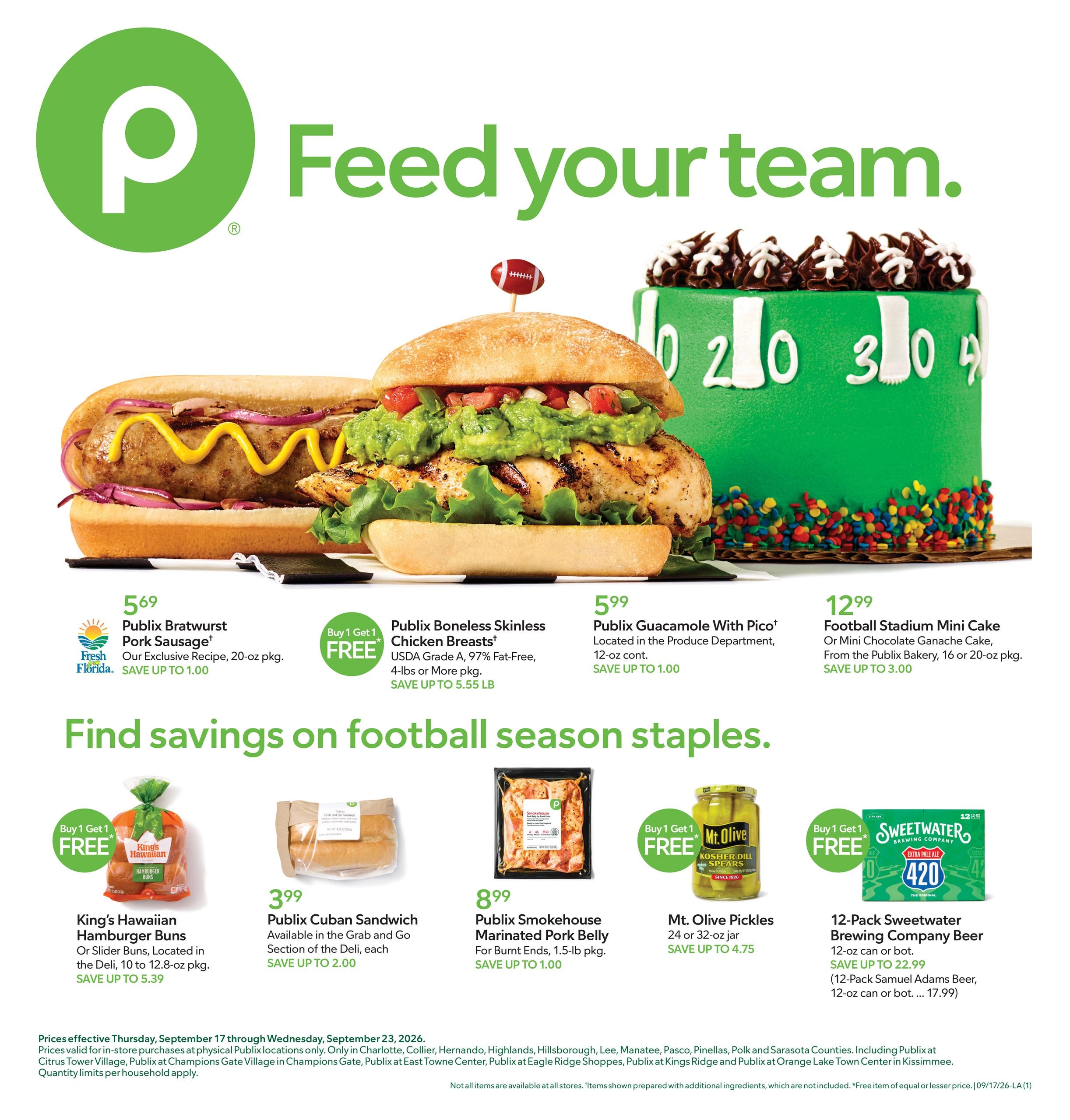 Publix weekly ad page 1
