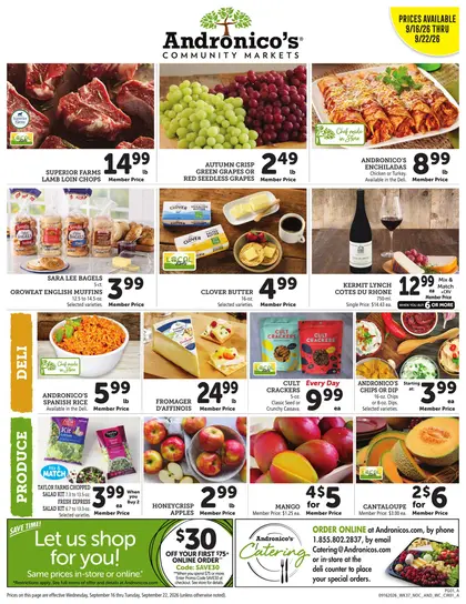 Andronico's Community Markets Weekly Ad