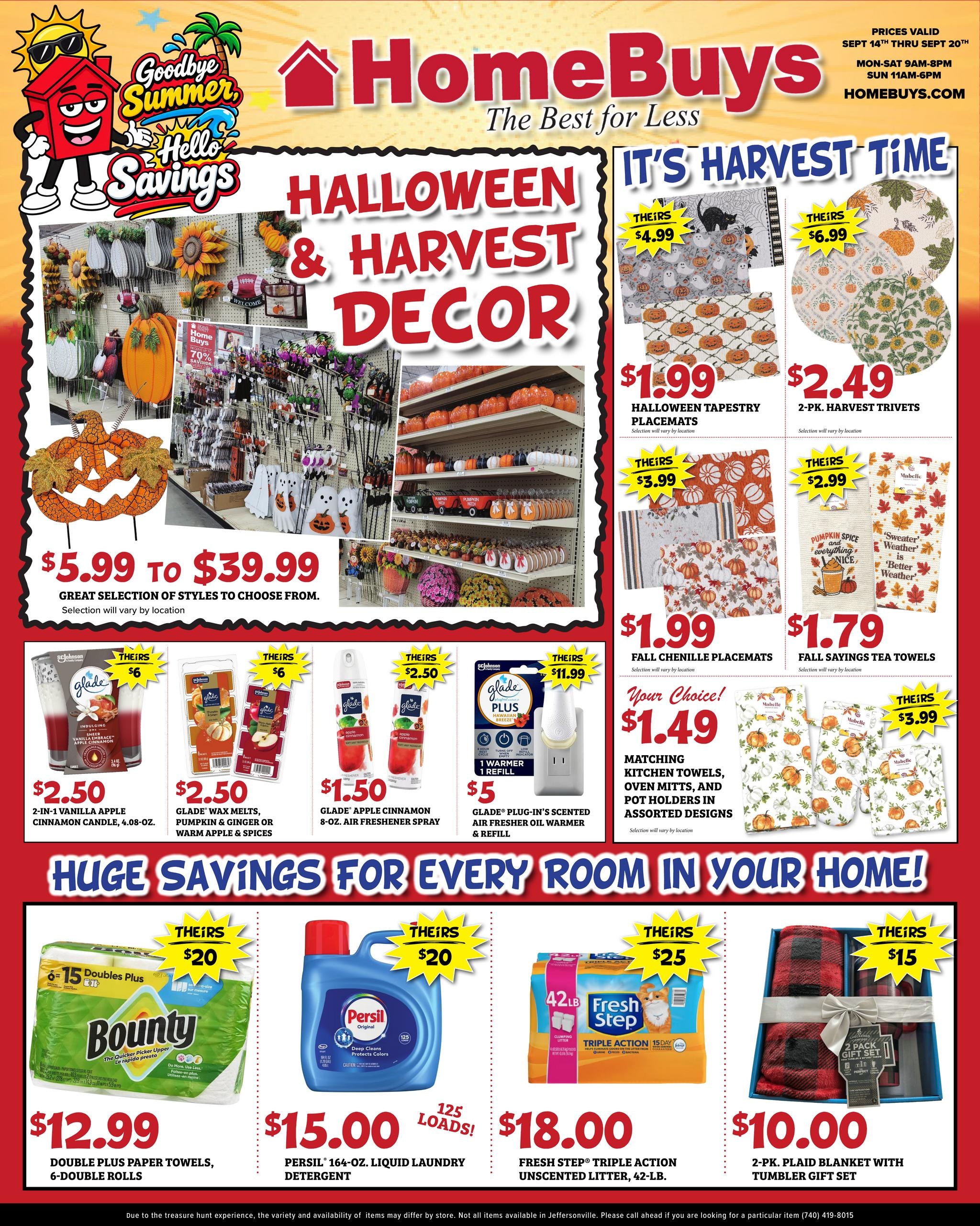 HomeBuys weekly ad page 1