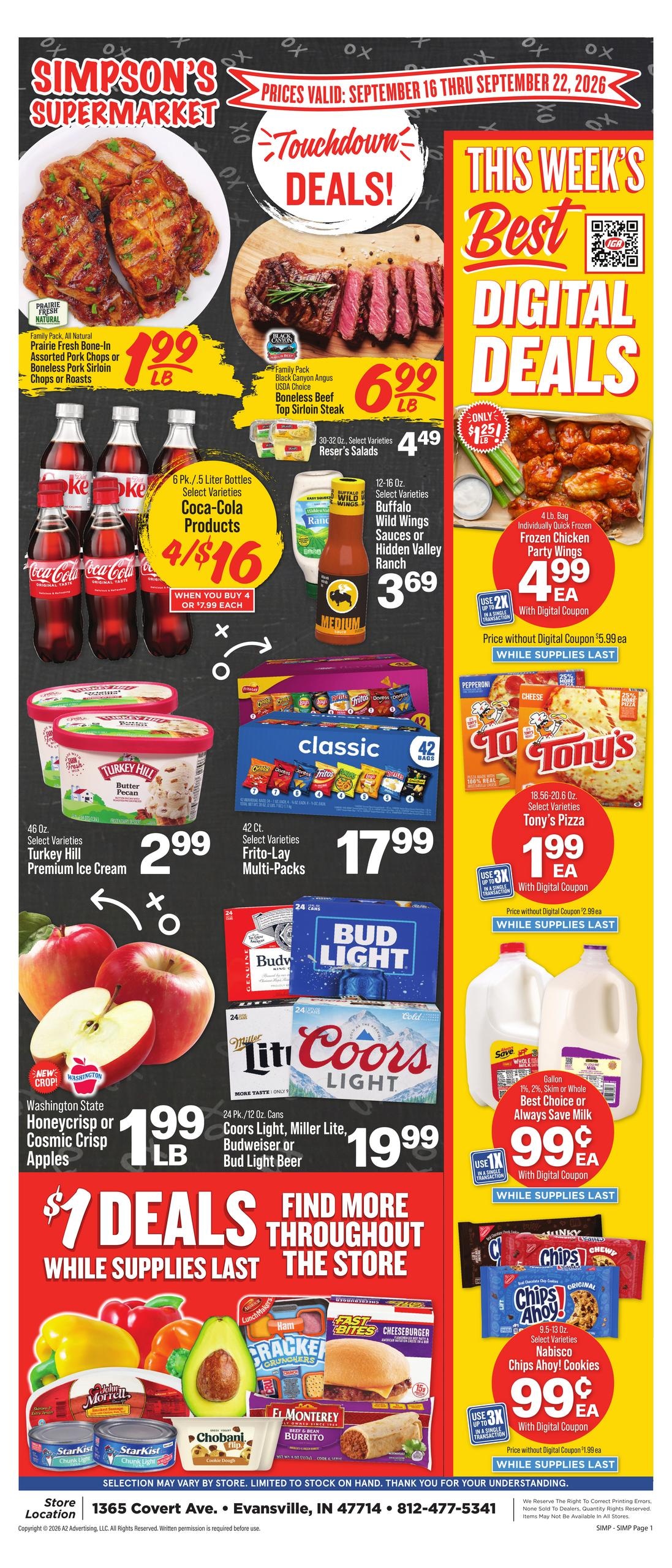 IGA weekly ad page 1