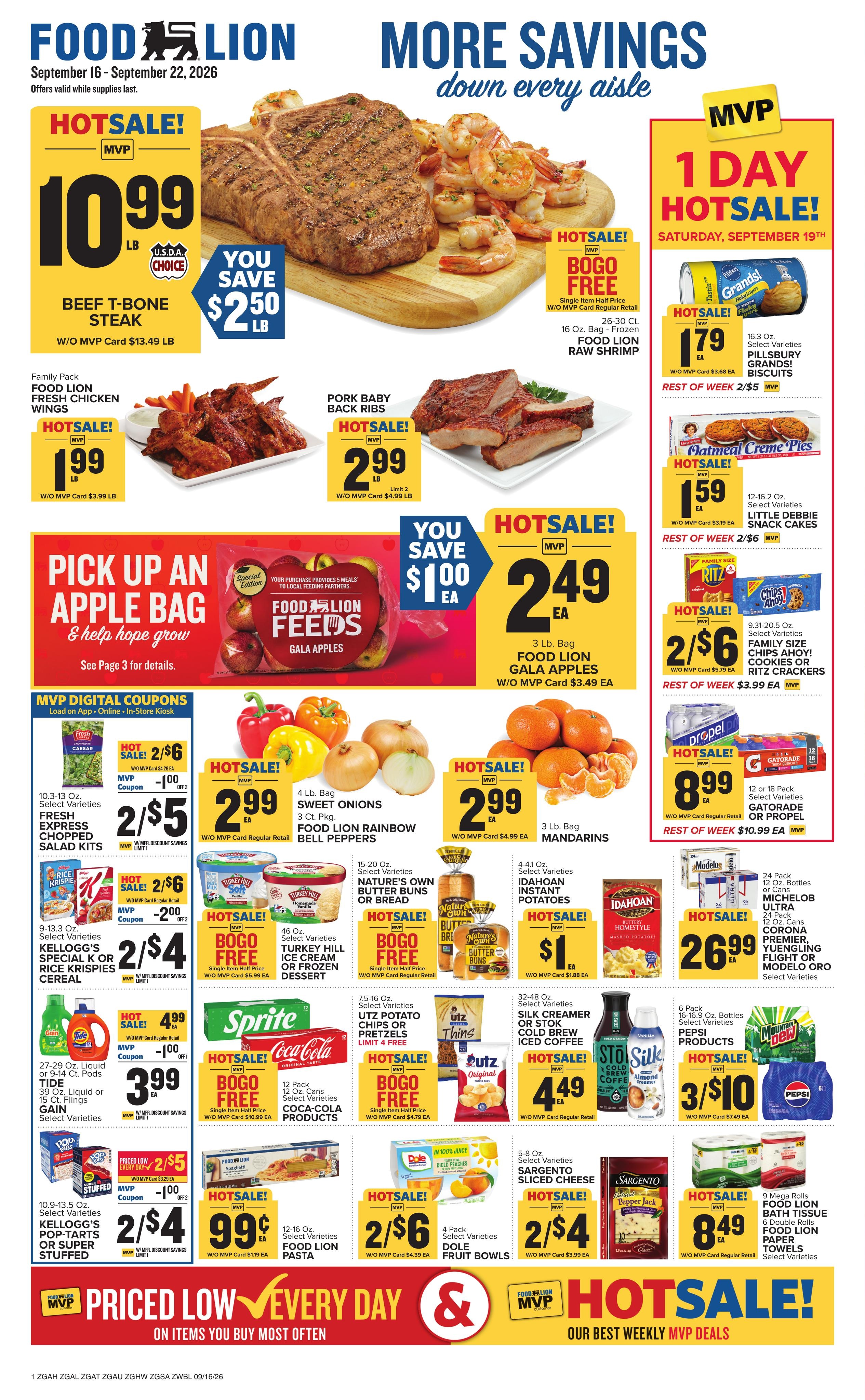 Food Lion weekly ad page 1