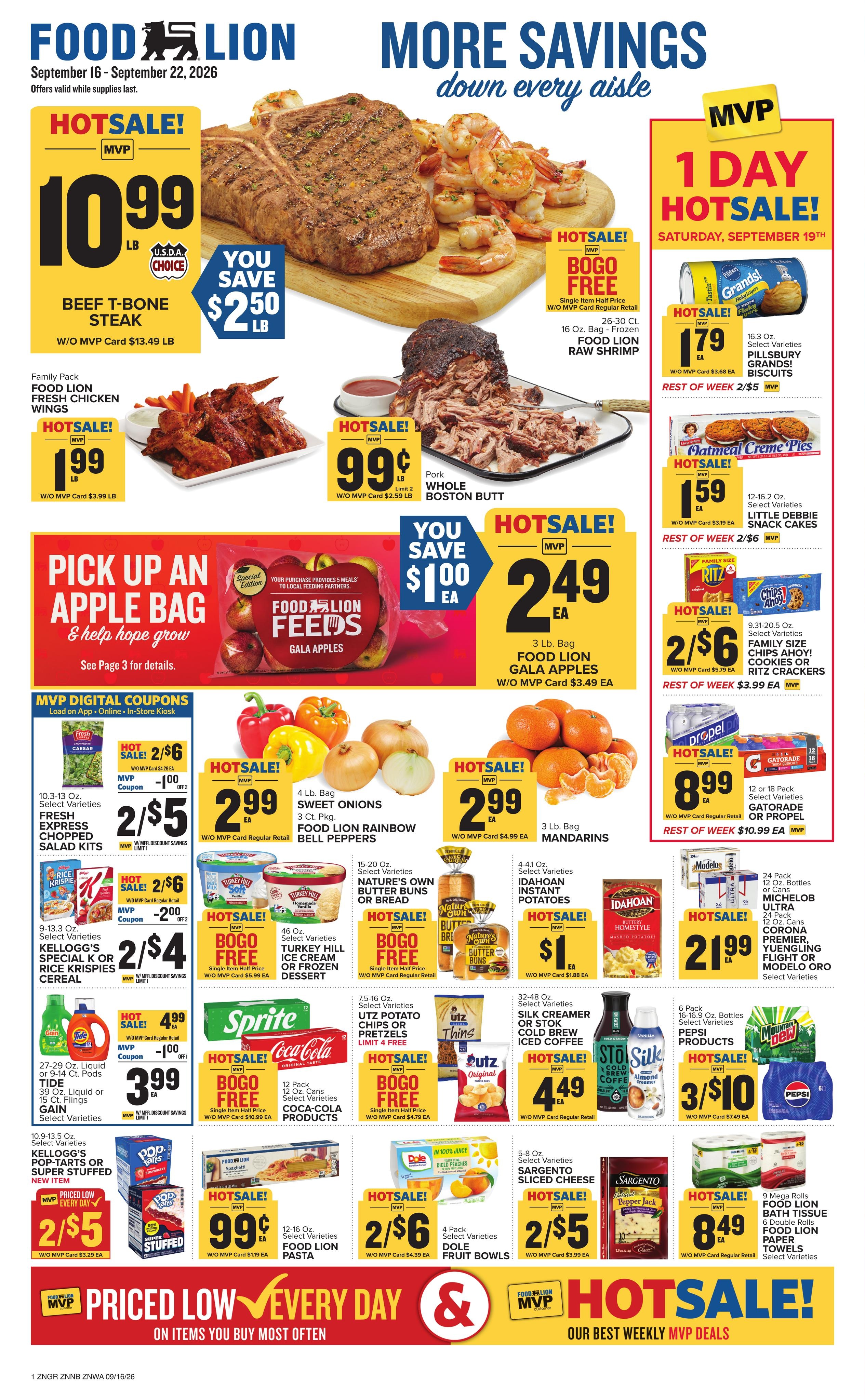 Food Lion weekly ad page 1