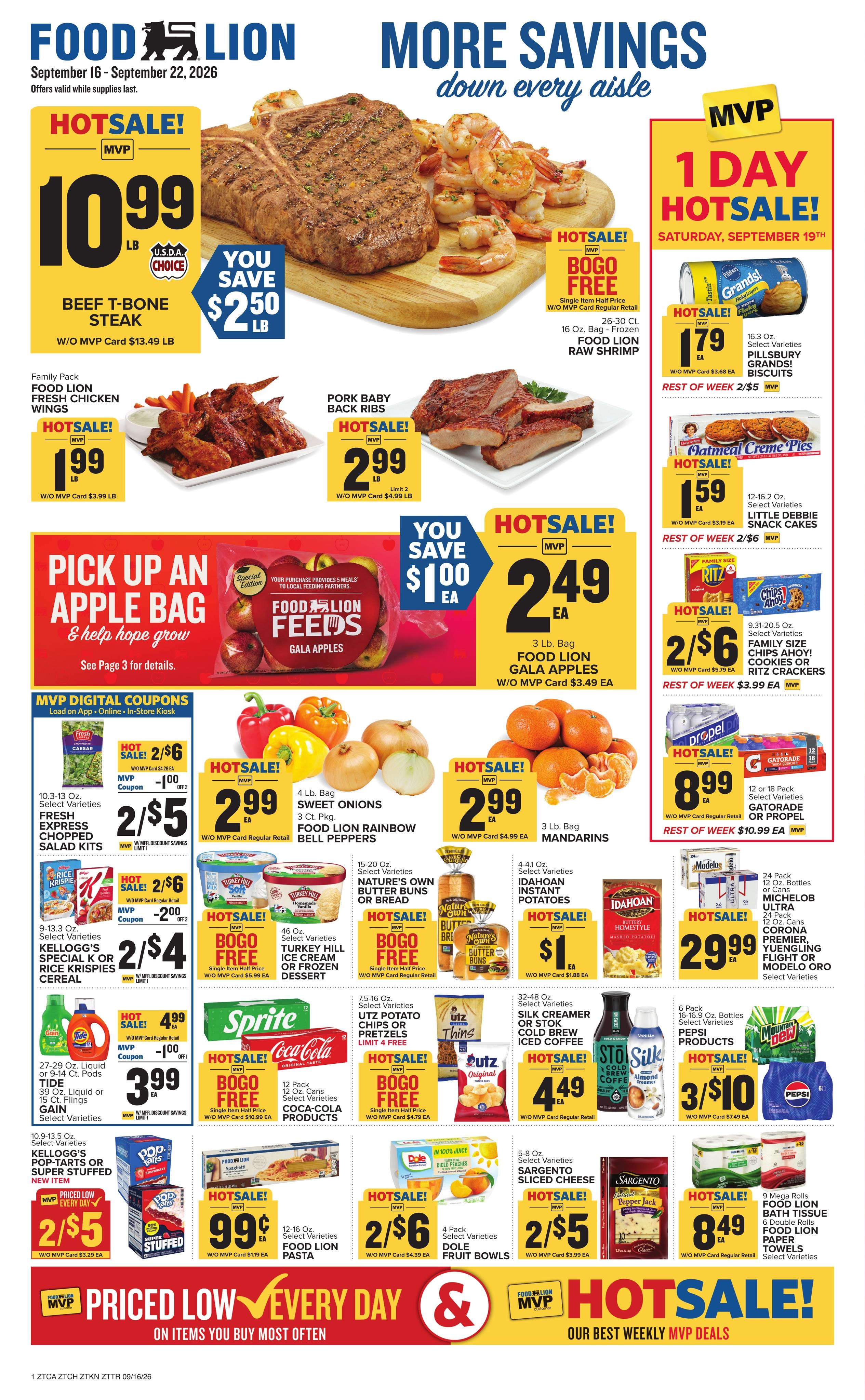 Food Lion weekly ad page 1