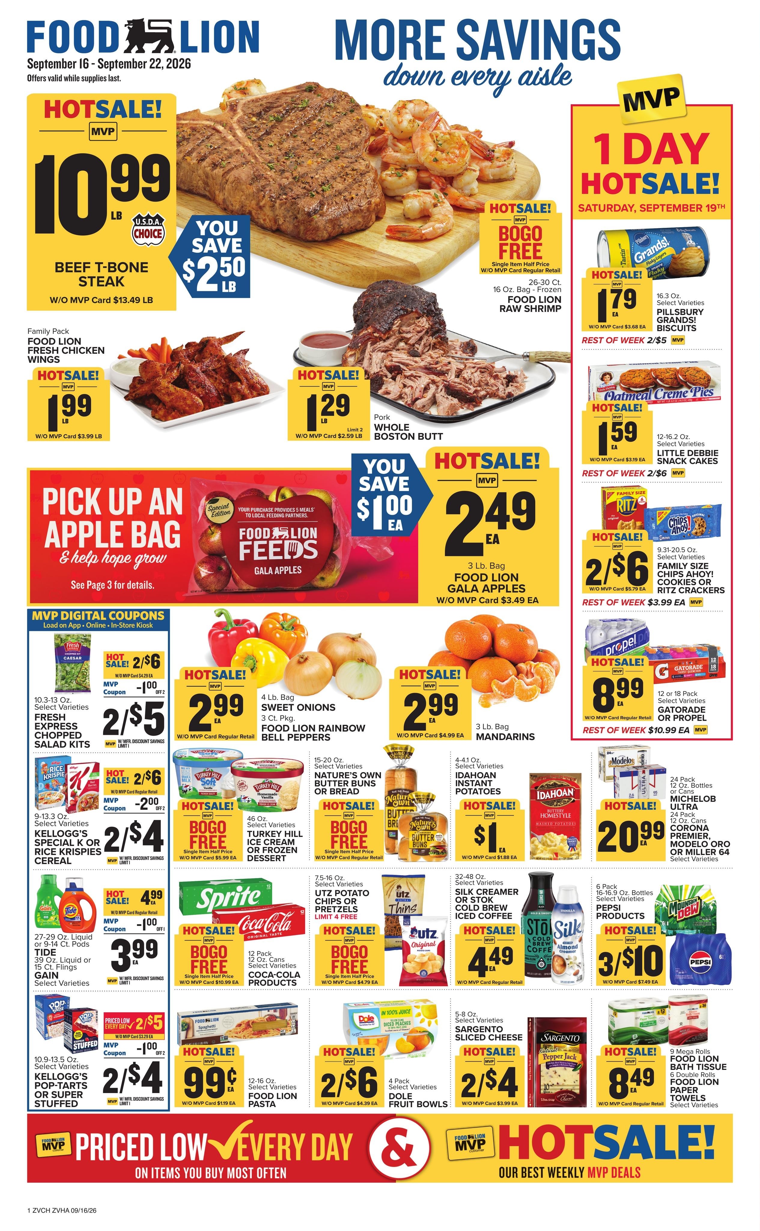 Food Lion weekly ad page 1