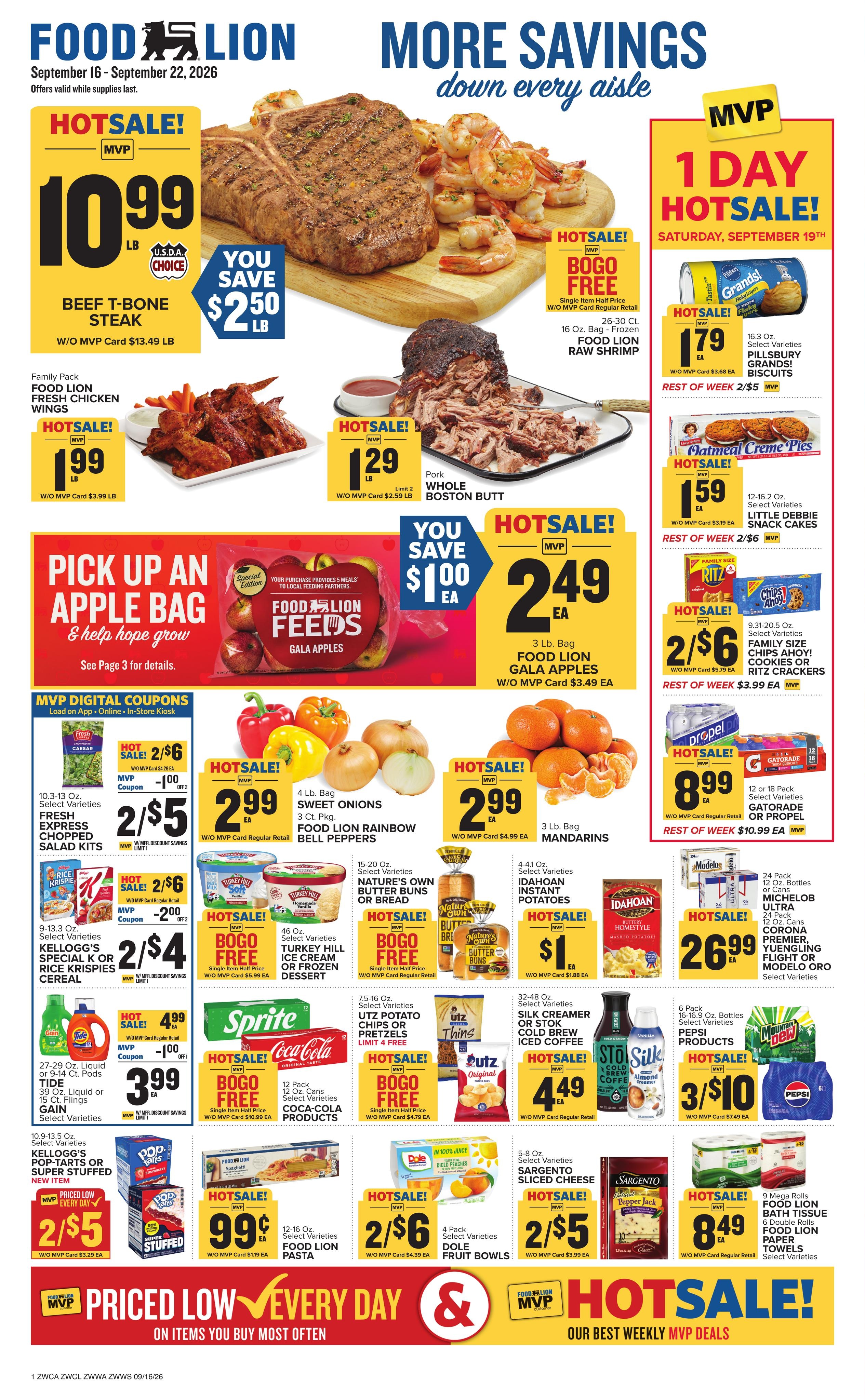 Food Lion weekly ad page 1