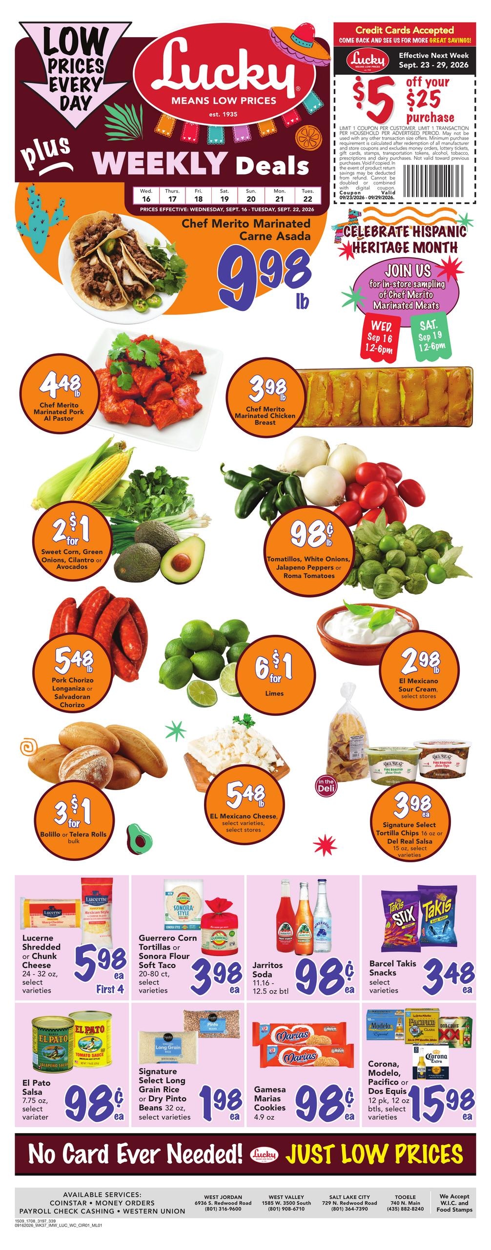 Lucky weekly ad page 1