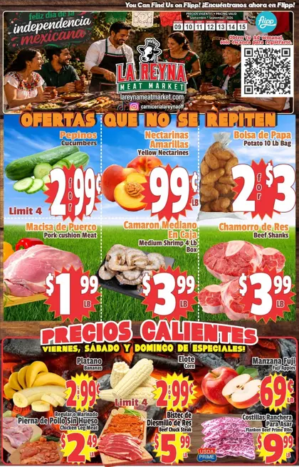 La Reyna Meat Market Indexed Weekly