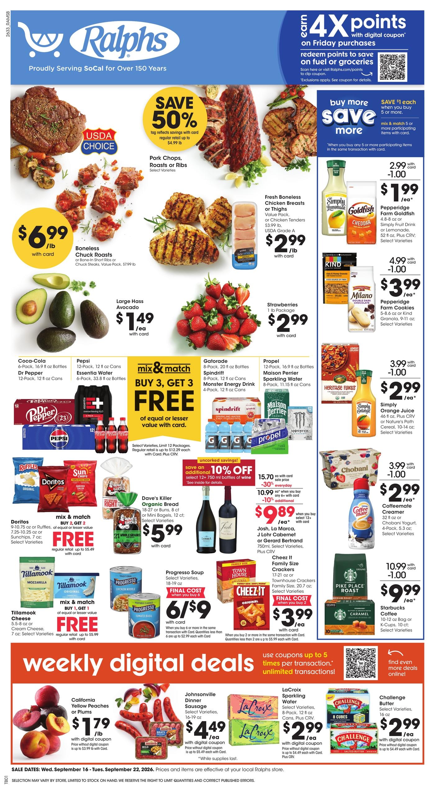 Ralphs weekly ad page 1