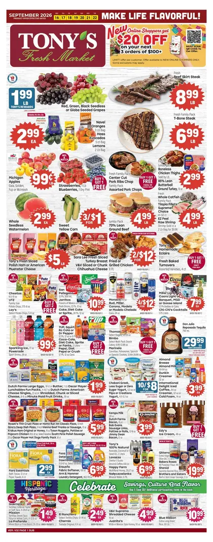 Tony's Fresh Market Weekly Ad