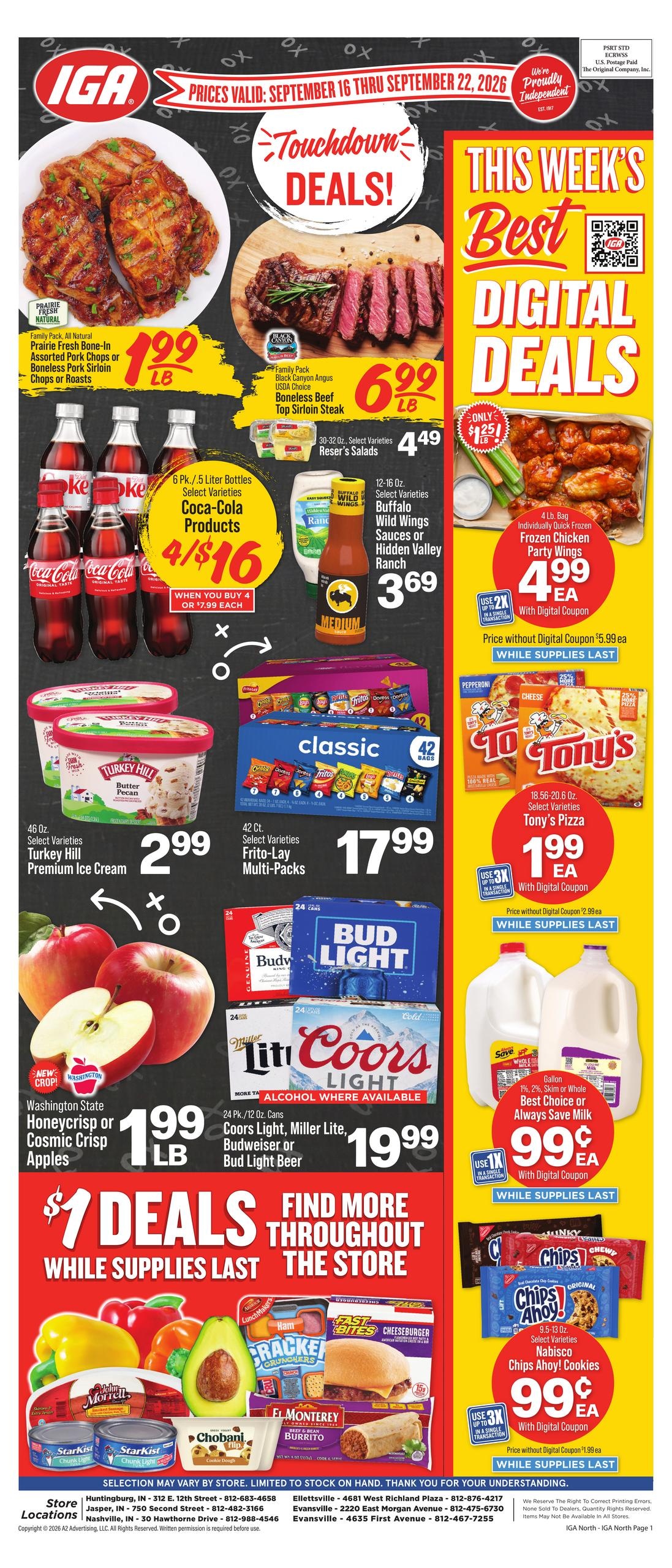 IGA weekly ad page 1