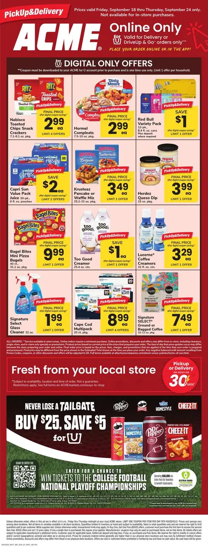 Acme Markets Bonus Online Savings