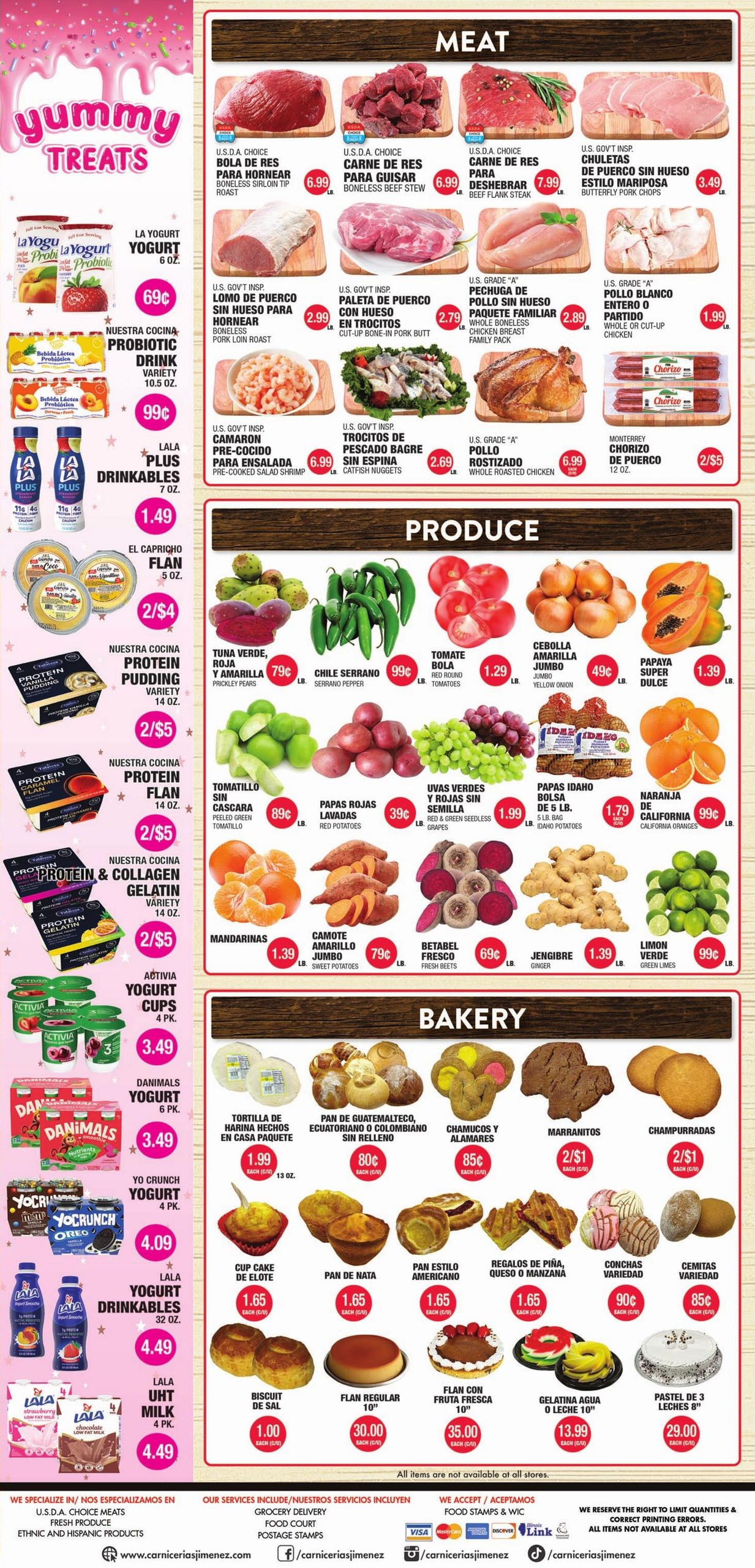 Carnicerias Jimenez weekly ad page 3
