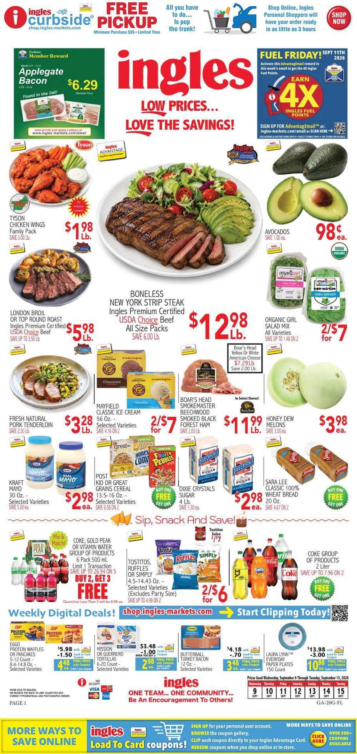 Ingles Markets weekly ad page 1