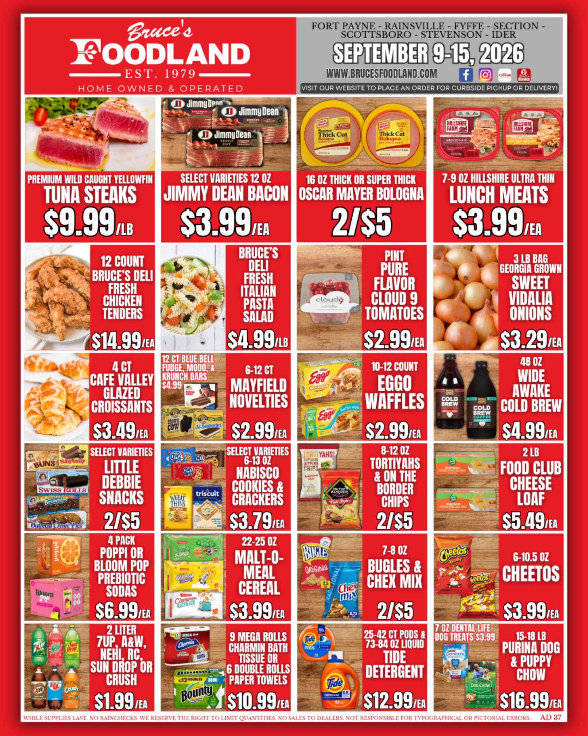 Bruce's Foodland weekly ad page 2