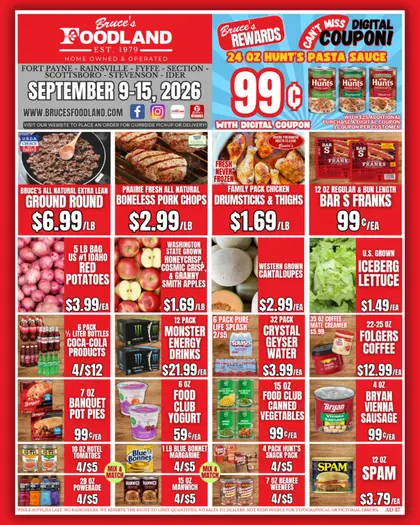 Bruce's Foodland Indexed Weekly