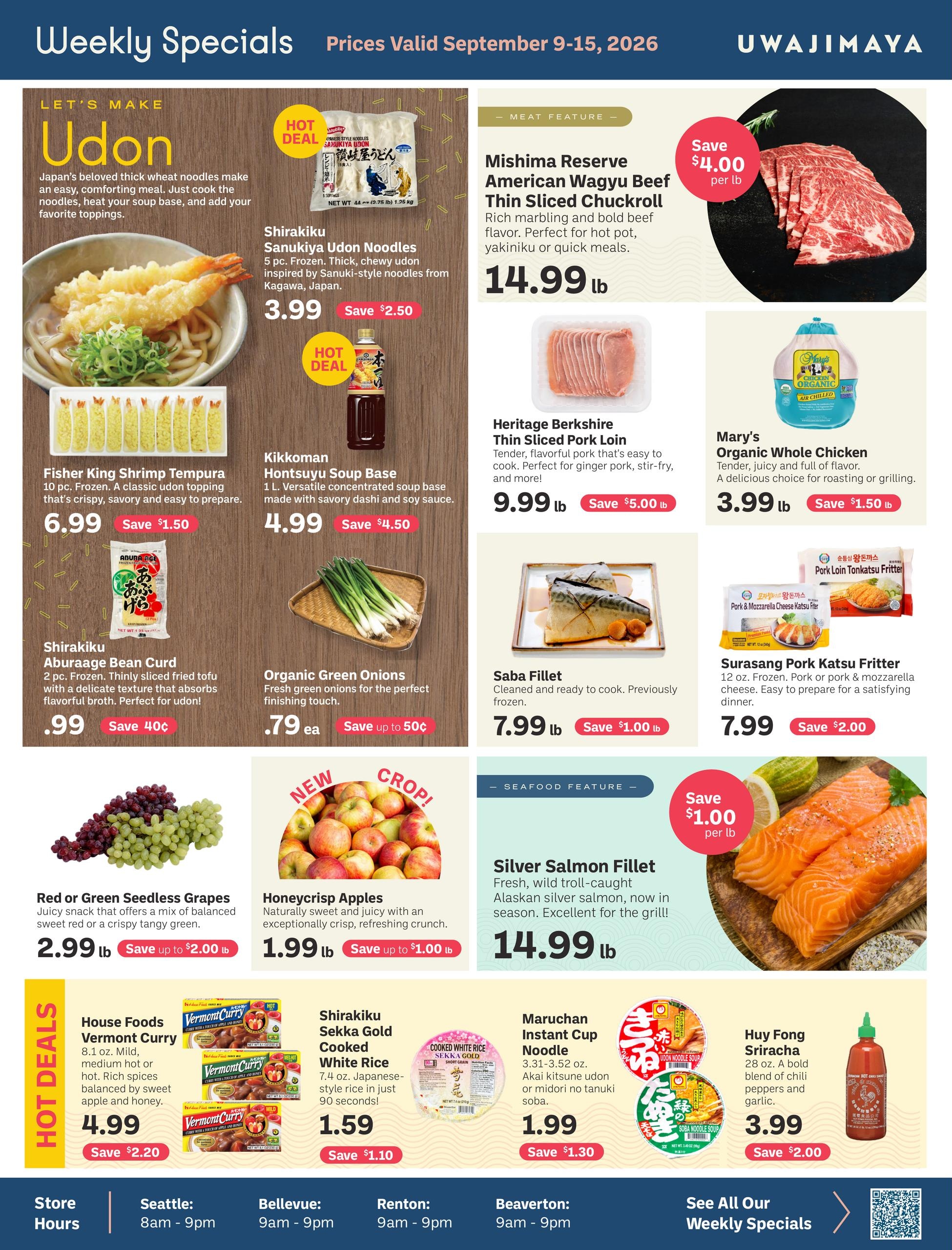 Uwajimaya weekly ad page 1