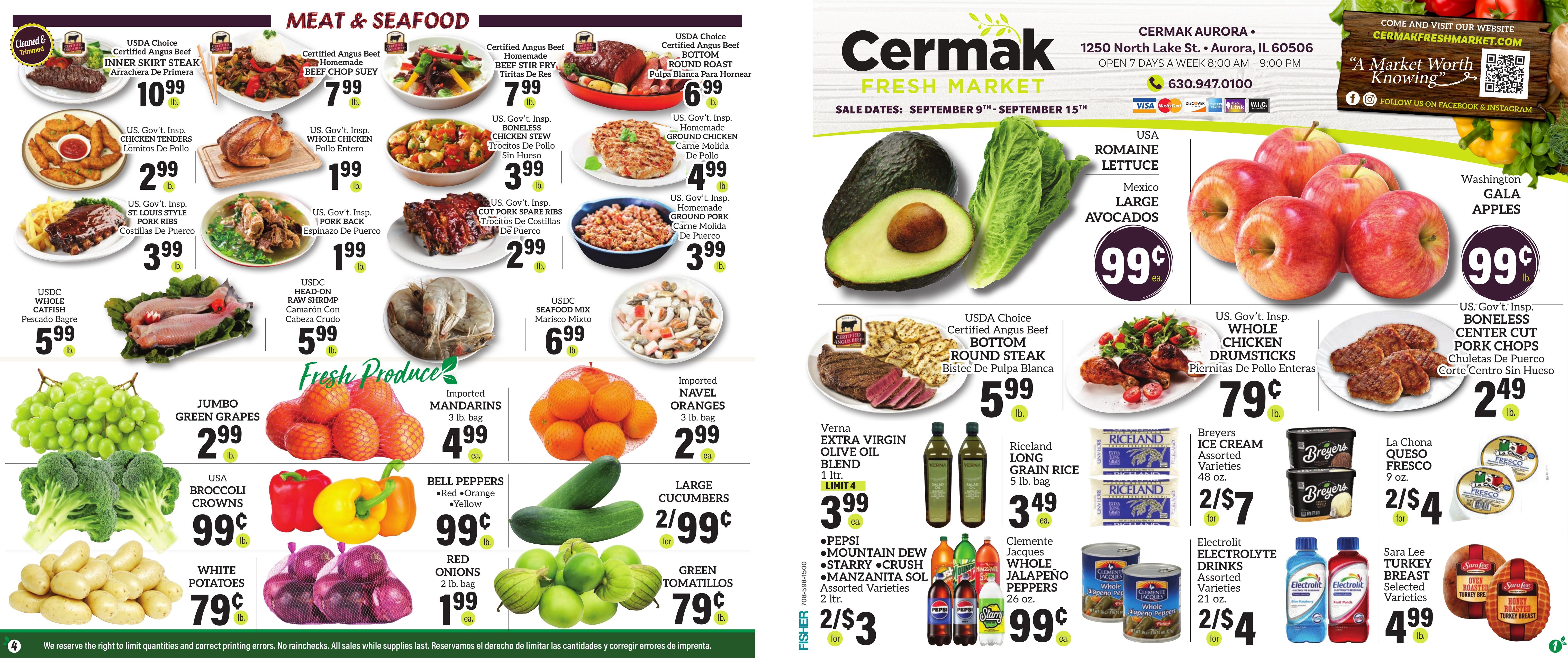 Cermak Fresh Market weekly ad page 1