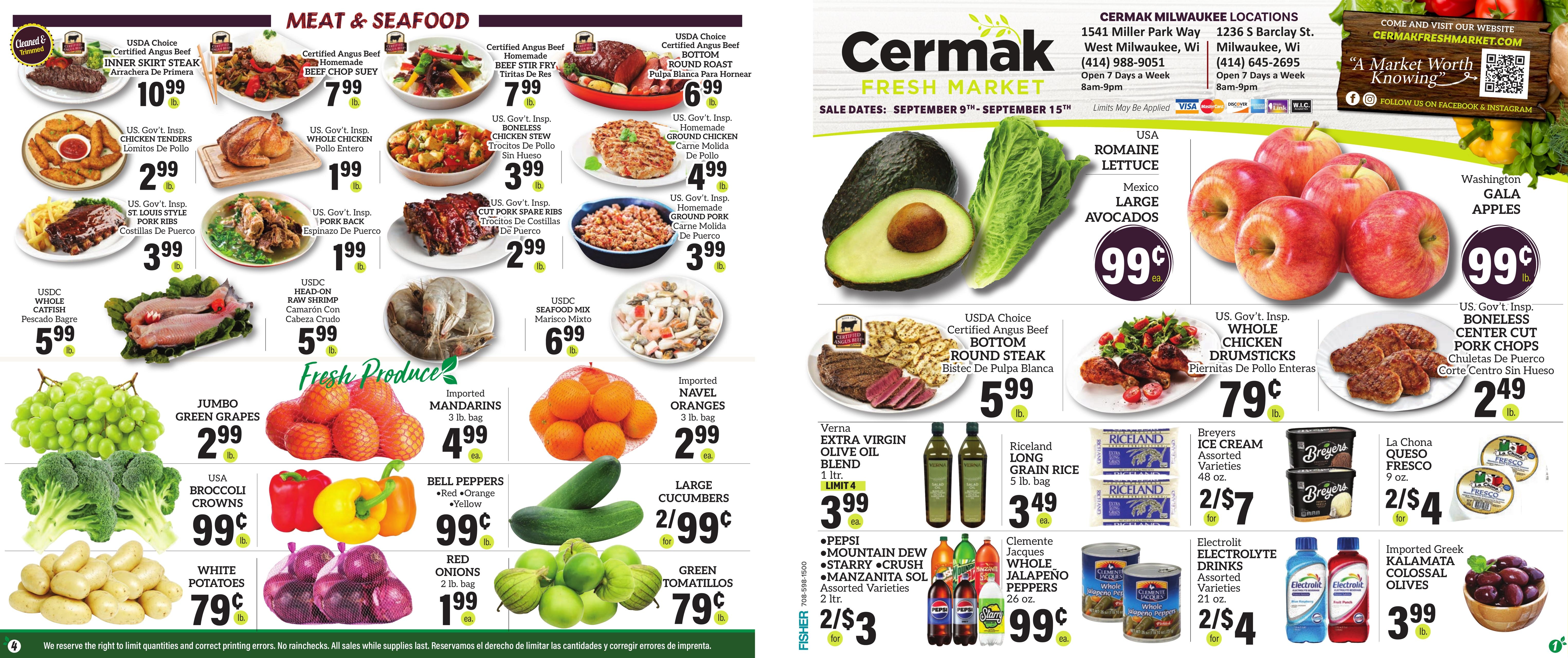 Cermak Fresh Market weekly ad page 1