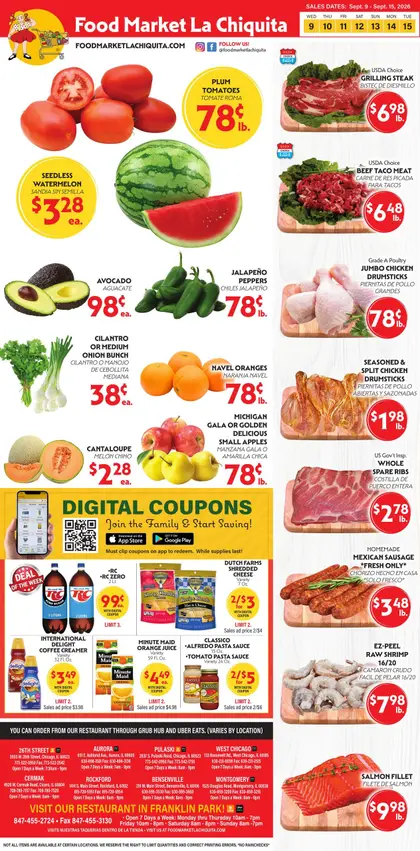 La Chiquita Food Market Indexed Weekly