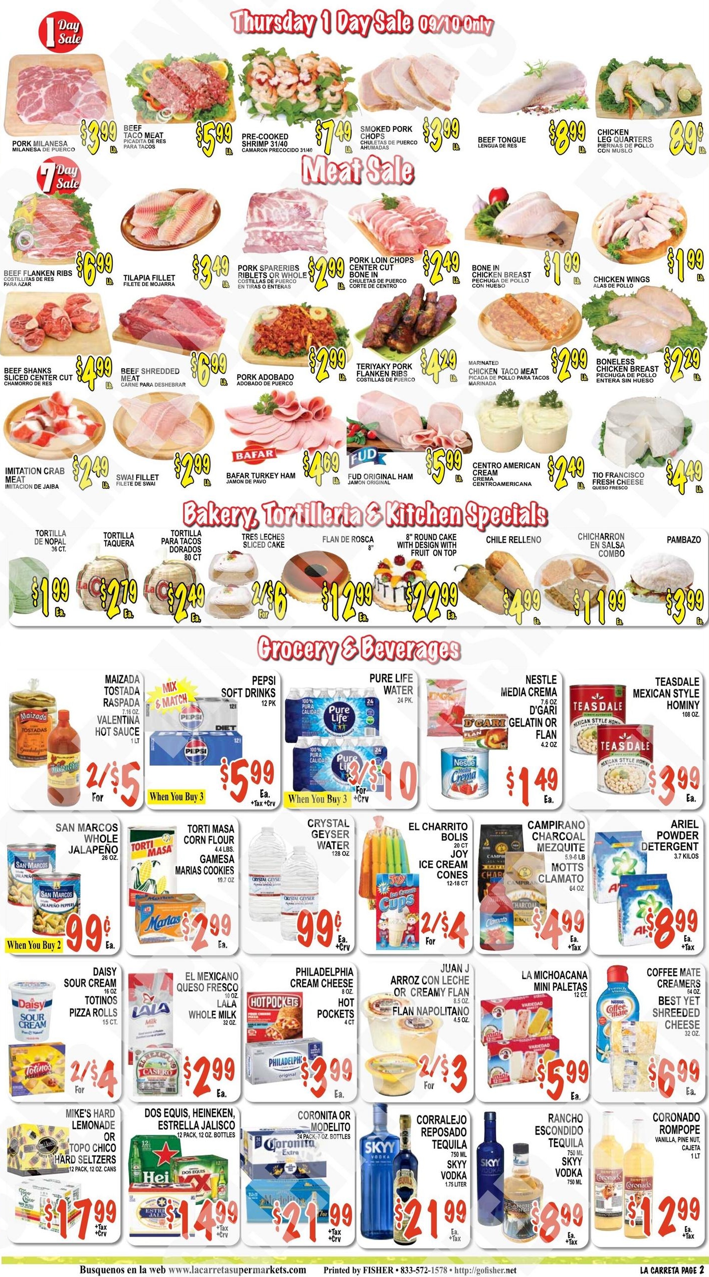 La Carreta Supermarkets weekly ad page 2