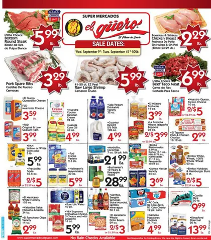 Super Mercados El Guero Indexed Weekly