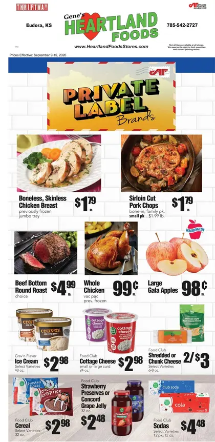 Gene's Heartland Foods USA Indexed Weekly