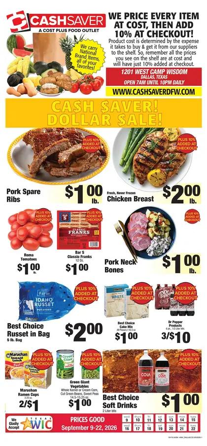 Cash Saver DFW Indexed Bi-Weekly