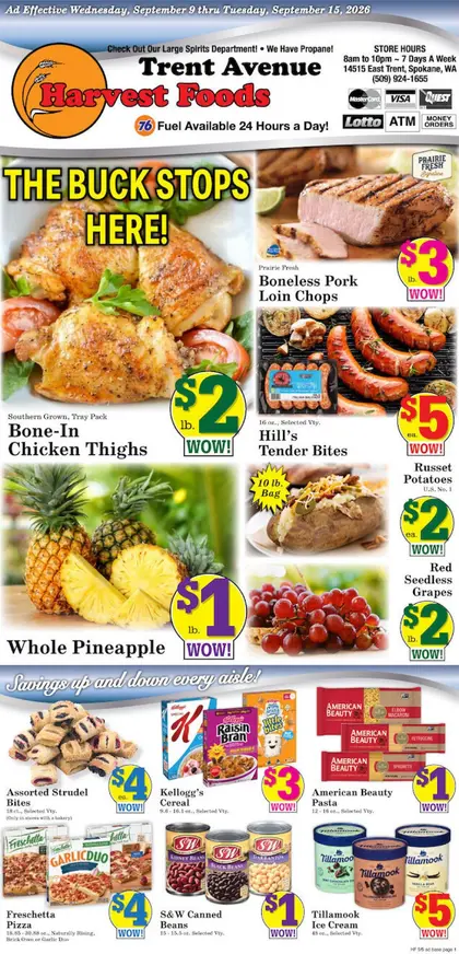 Harvest Foods Indexed Weekly