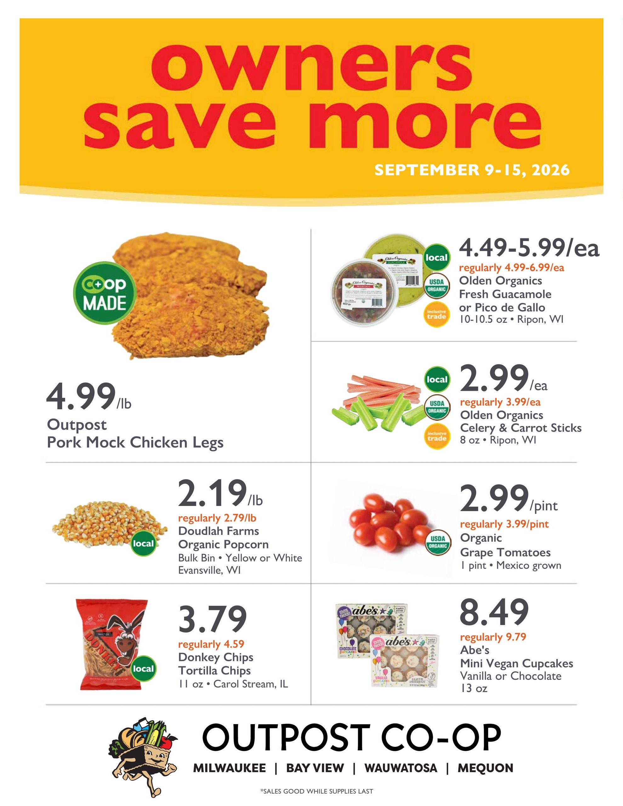 Outpost Natural Foods weekly ad page 2