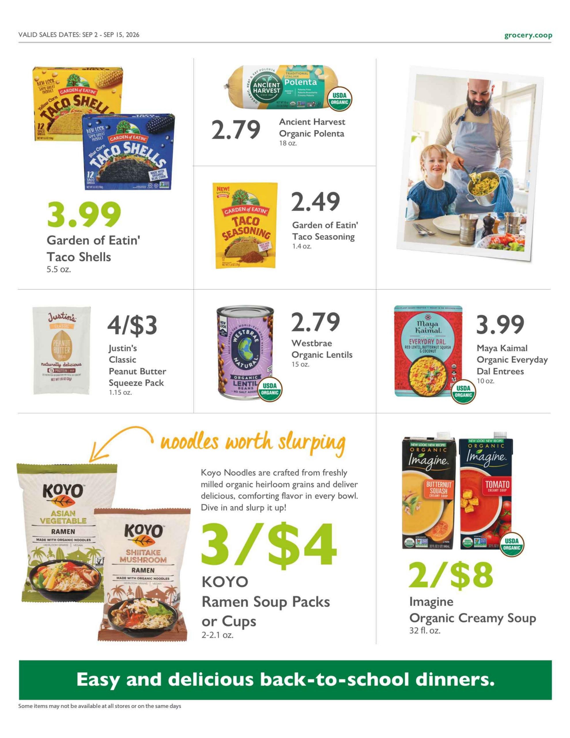 Outpost Natural Foods weekly ad page 9