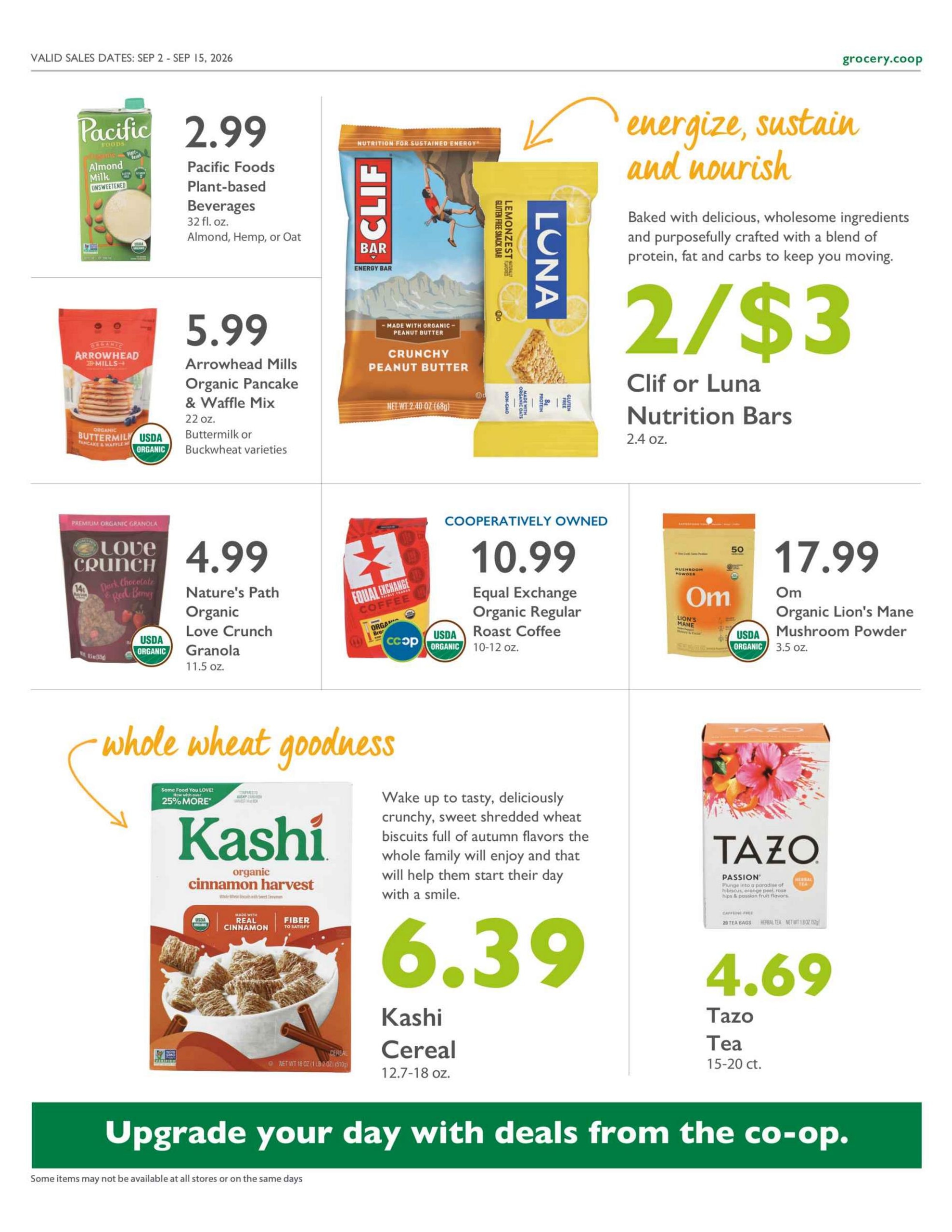 Outpost Natural Foods weekly ad page 12