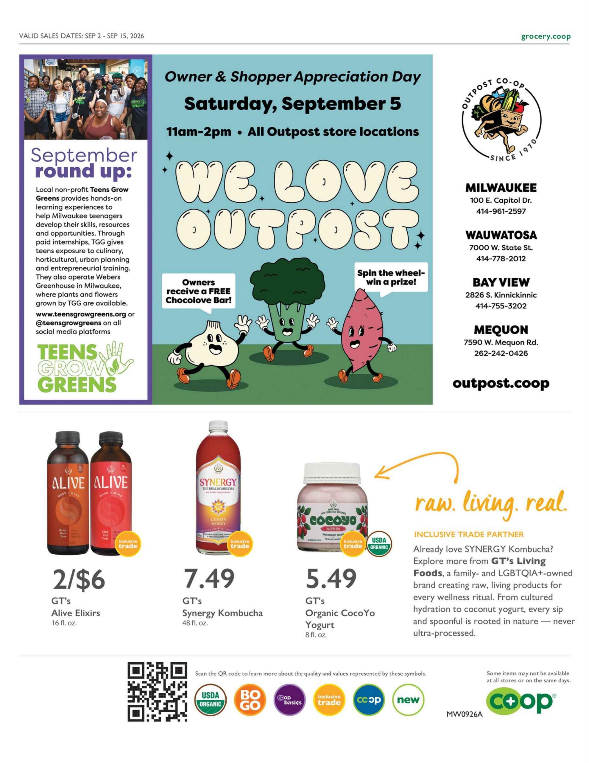 Outpost Natural Foods weekly ad page 14