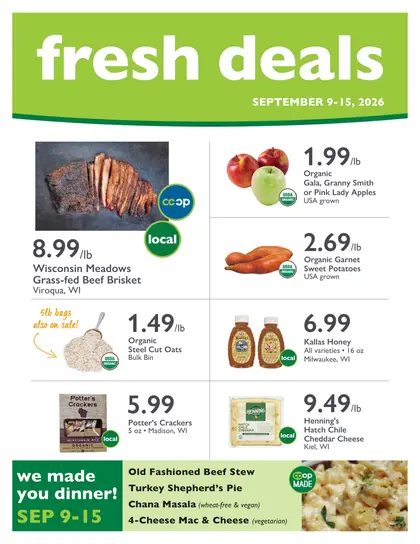 Outpost Natural Foods Indexed Weekly