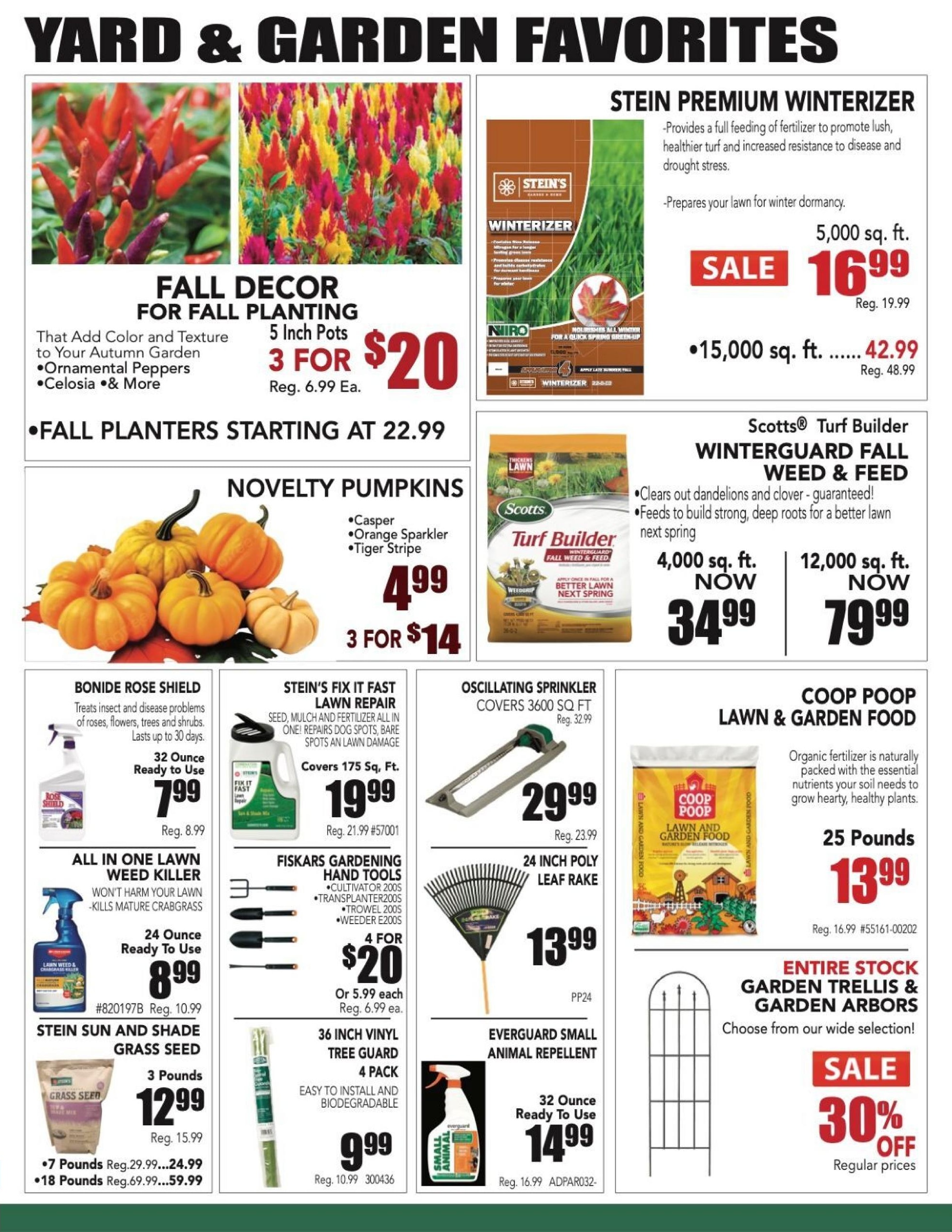 Stein's Garden and Home weekly ad page 2