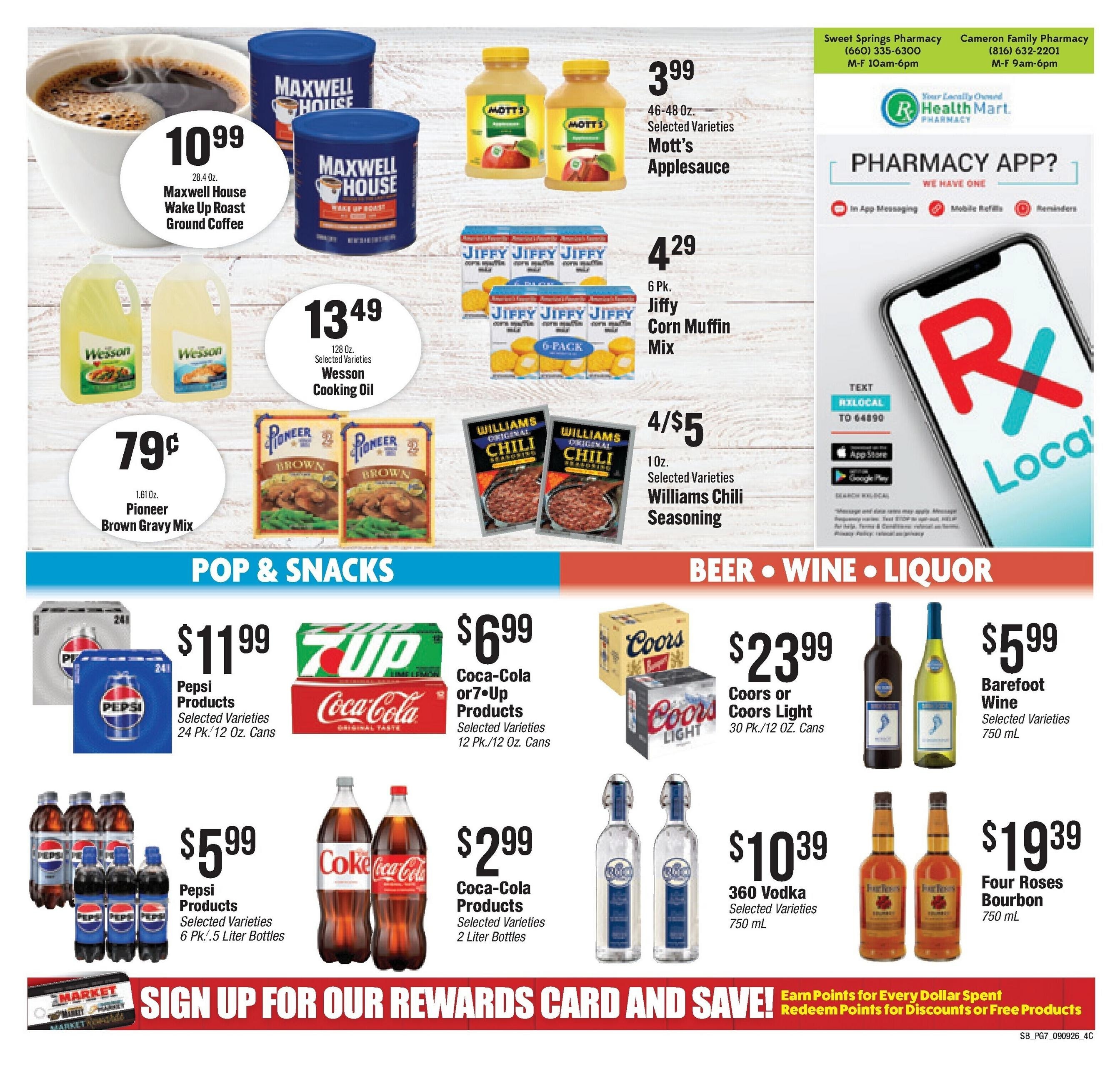 The Cameron Market weekly ad page 7