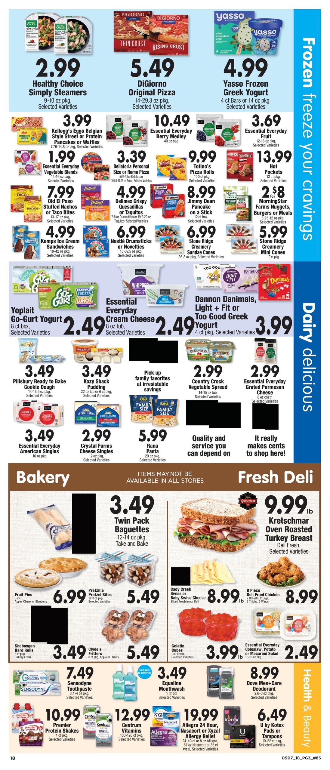 Elmer's County Market weekly ad page 3
