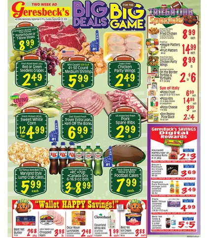 Geresbeck's Food Market Indexed Bi-Weekly