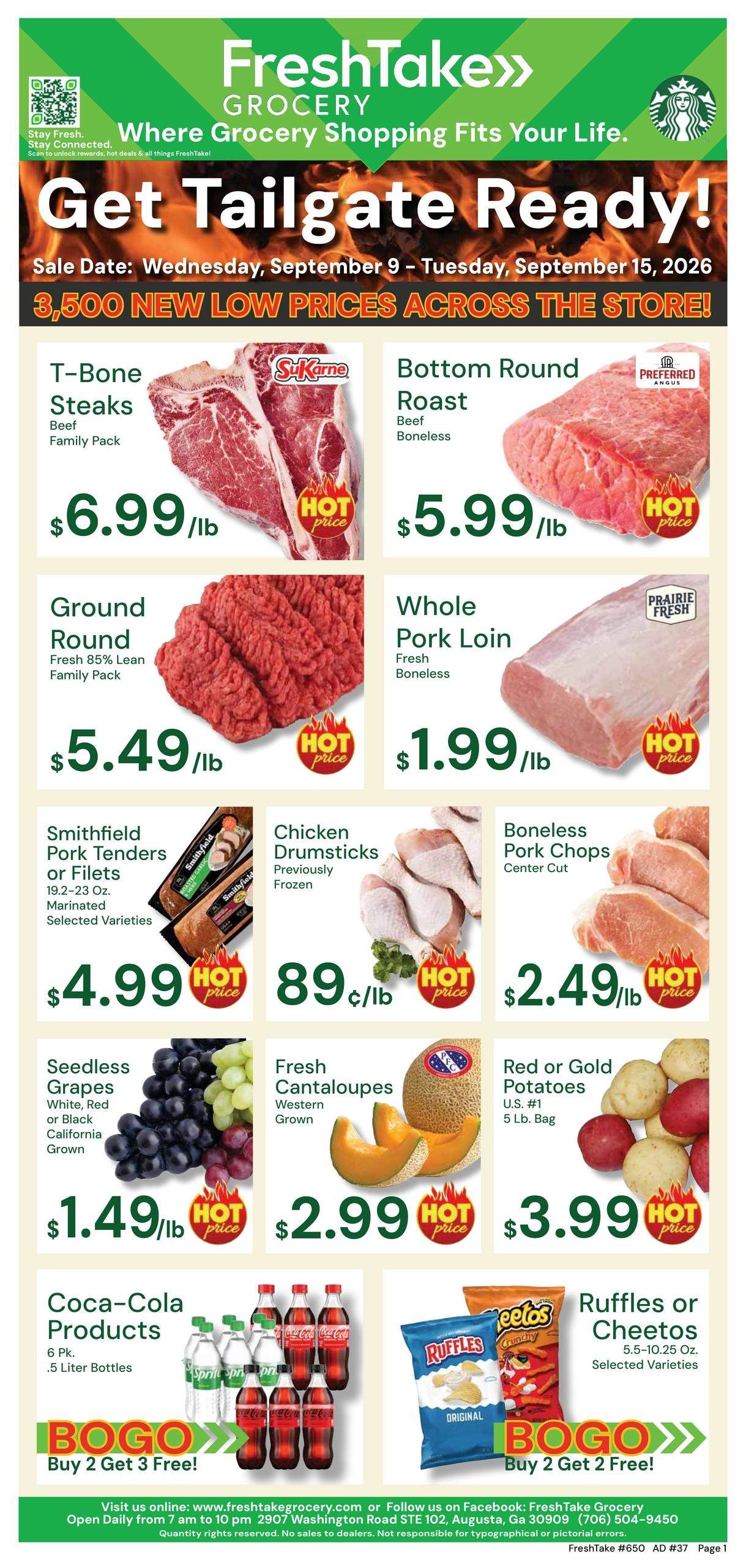 FreshTake weekly ad page 1