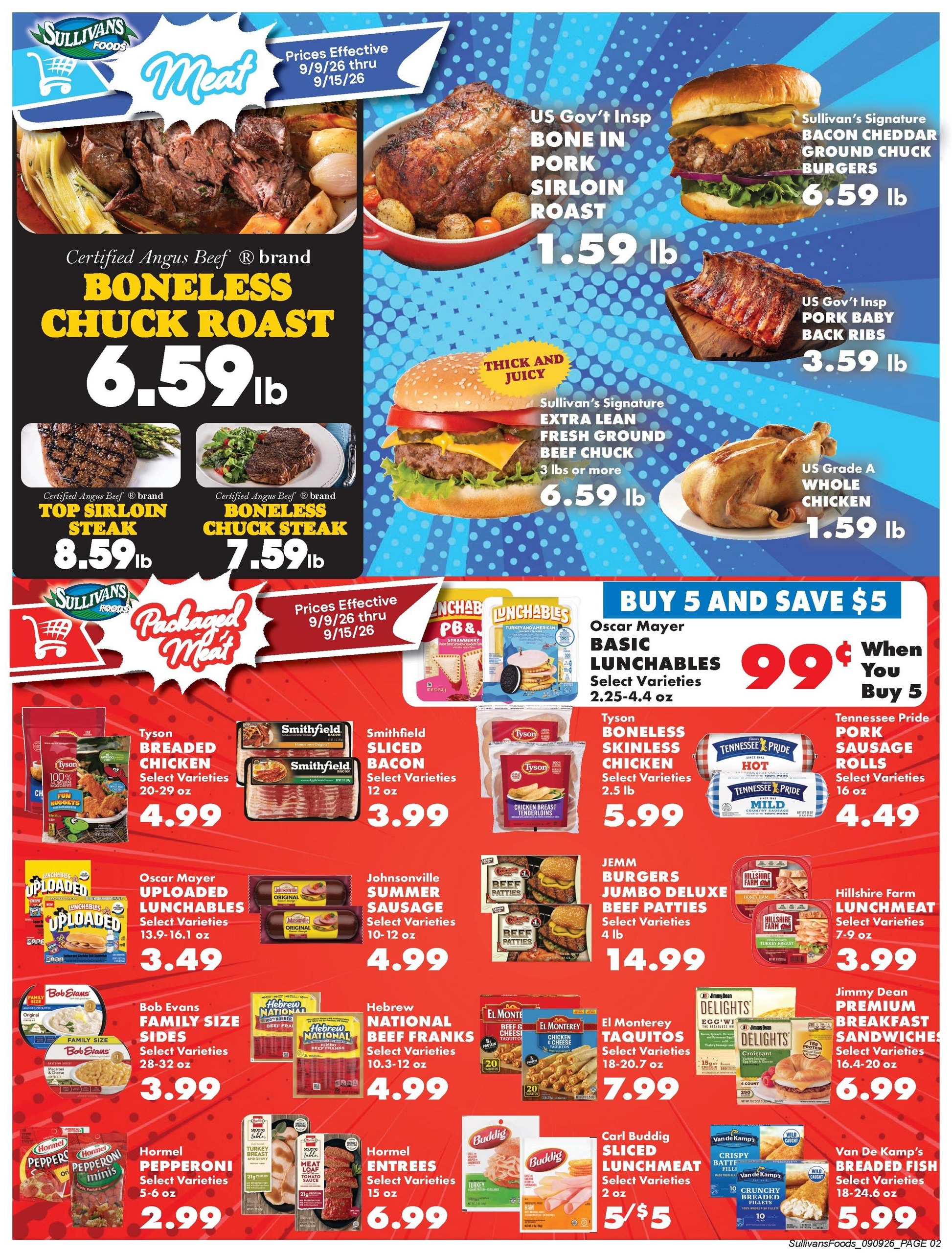 Sullivan's Foods weekly ad page 3