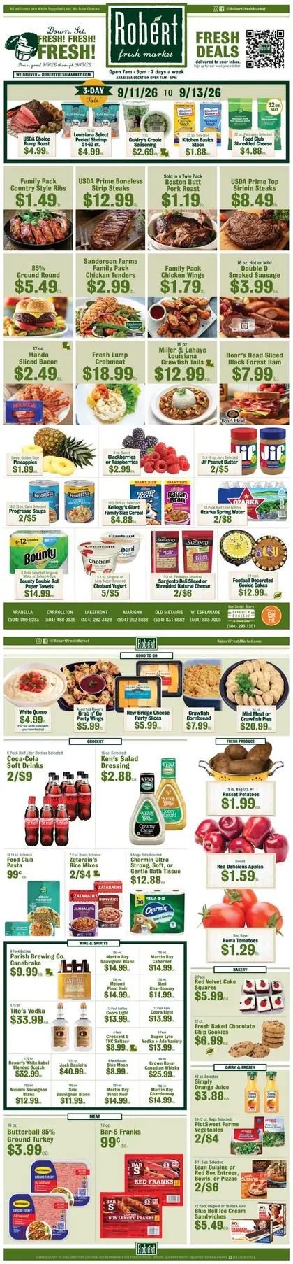 Robert Fresh Market Indexed Weekly