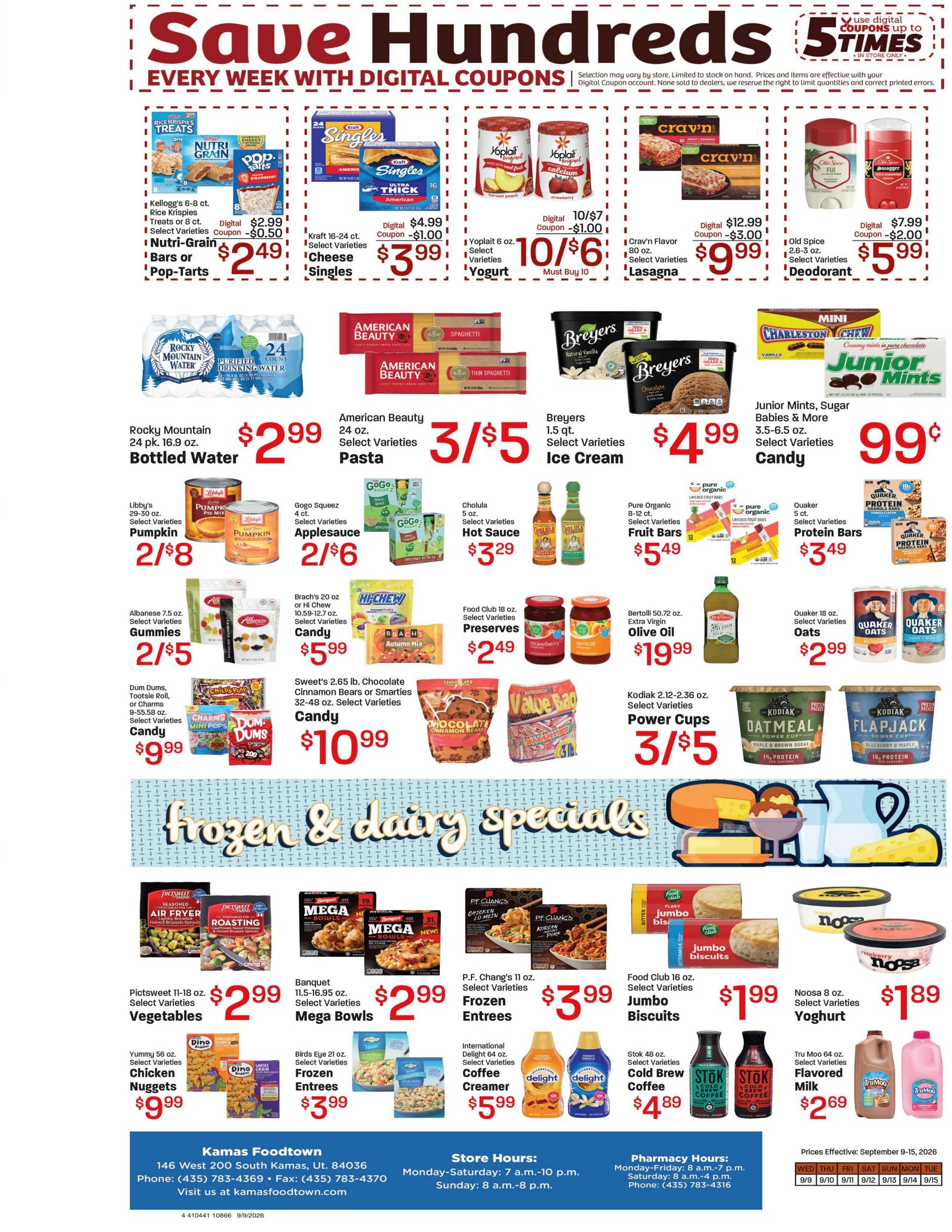 Kamas Foodtown weekly ad page 4