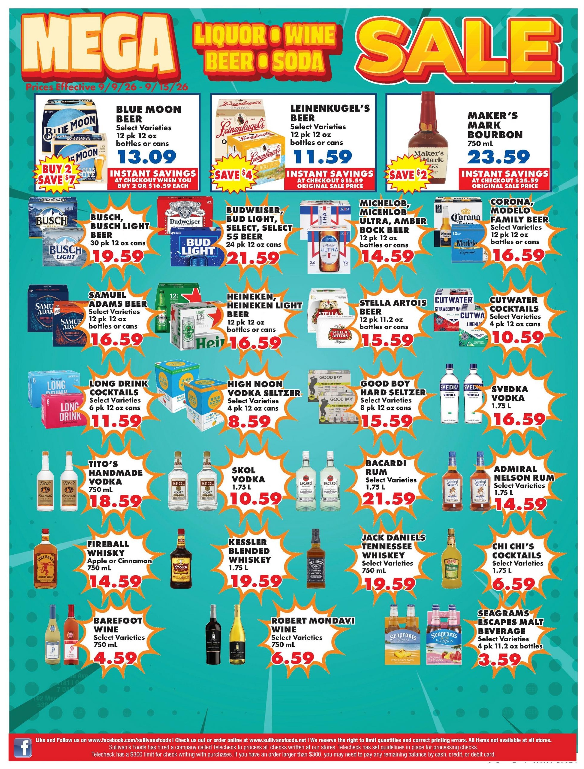 Sullivan's Foods weekly ad page 10