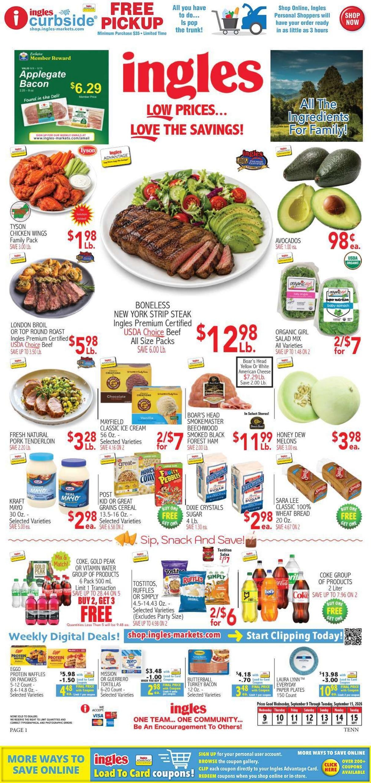 Ingles Markets weekly ad page 1