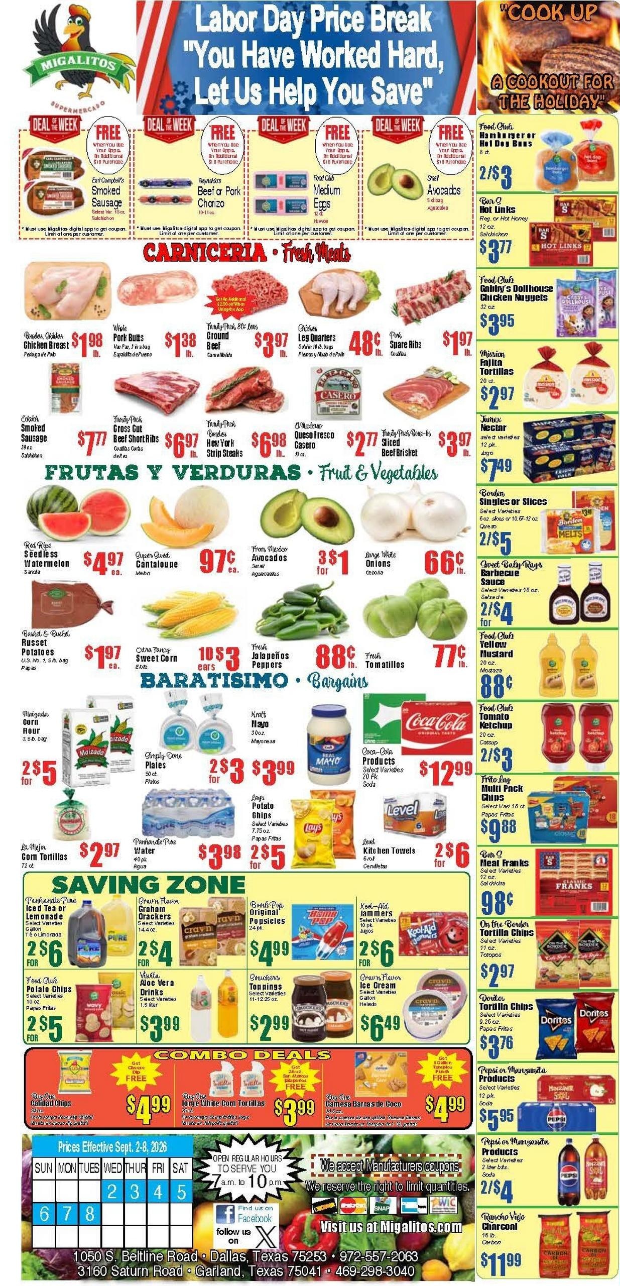 Migalitos Supermercado weekly ad page 1